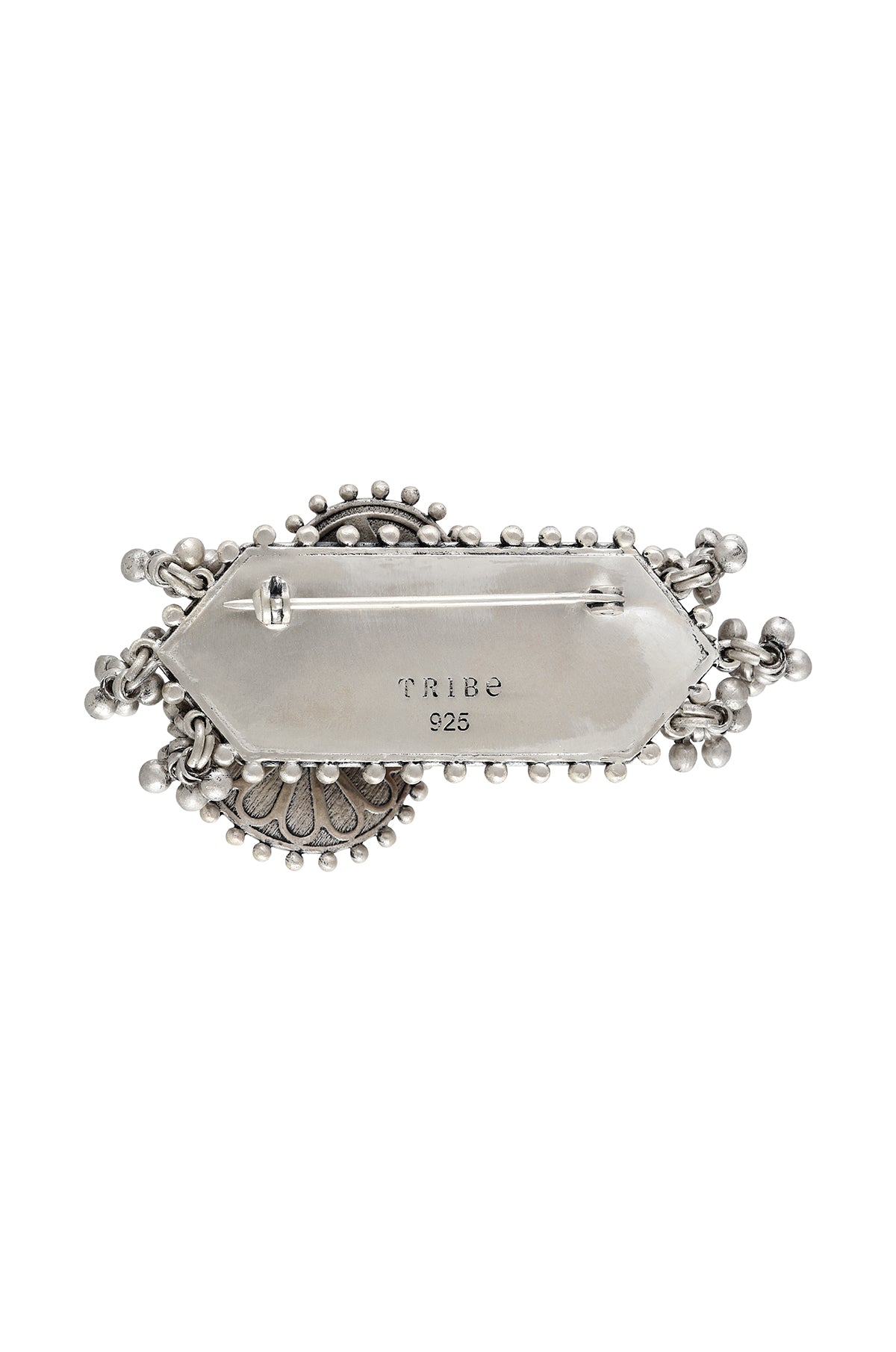 Amrapali silver brooch