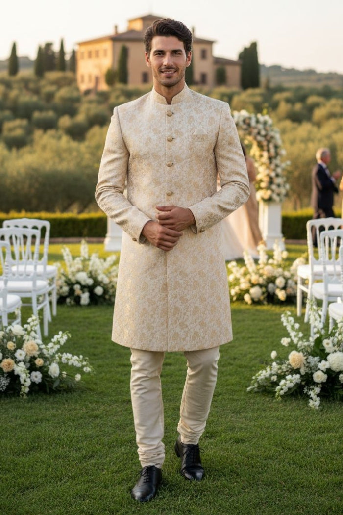 The Firenze Ivory Sherwani