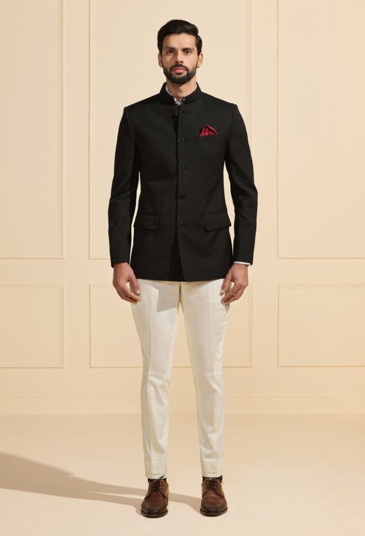 The Raven Elegance Tailored Bandhgala