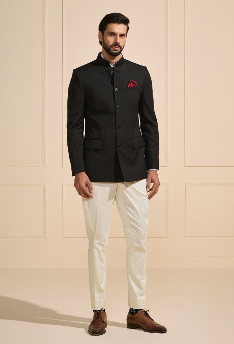 The Raven Elegance Tailored Bandhgala
