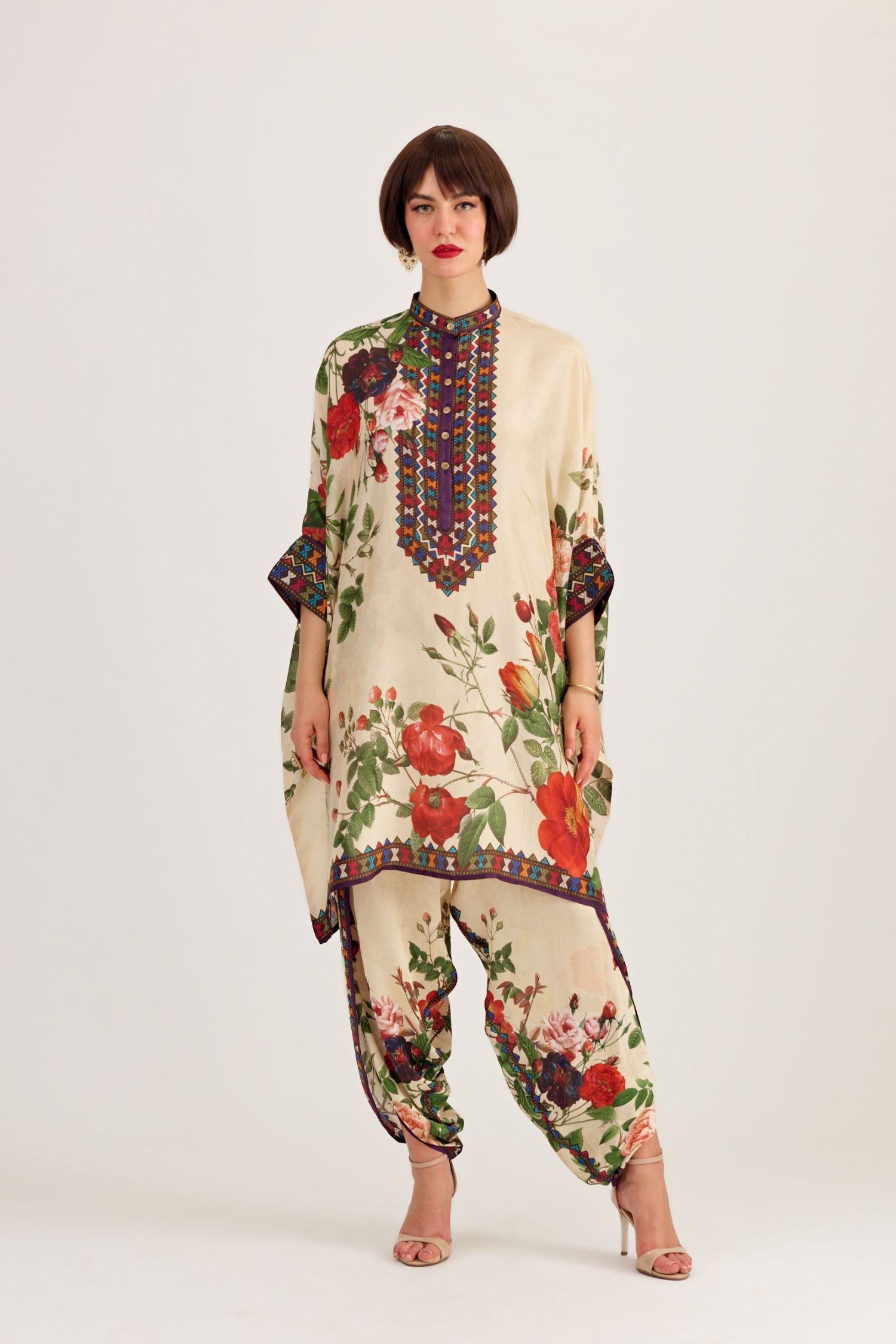 Rajdeep Ranawat Chanel 36"/Sonth Butter Tunic Set