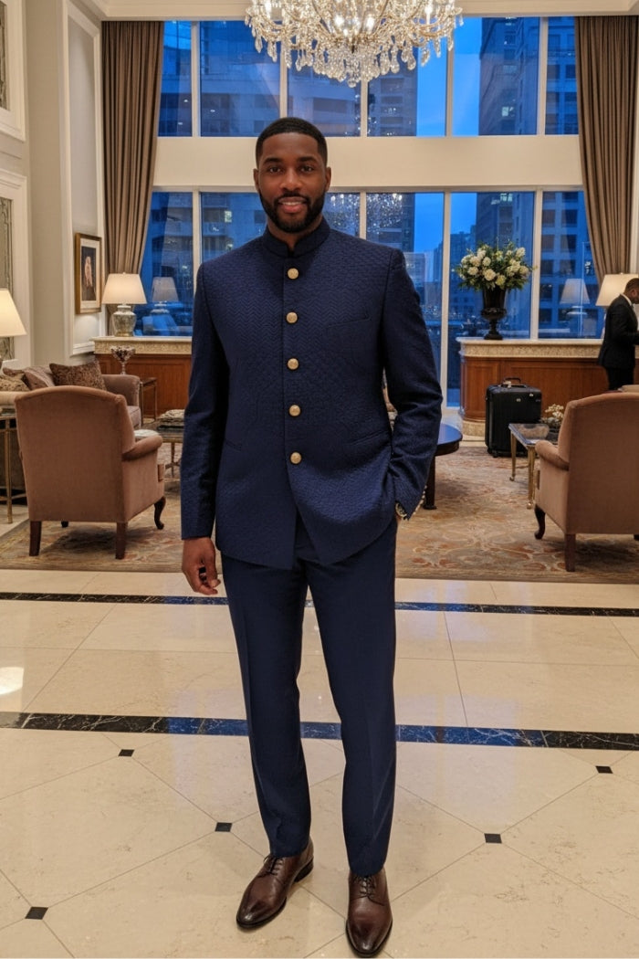 Sashiko Bandhgala Jacket