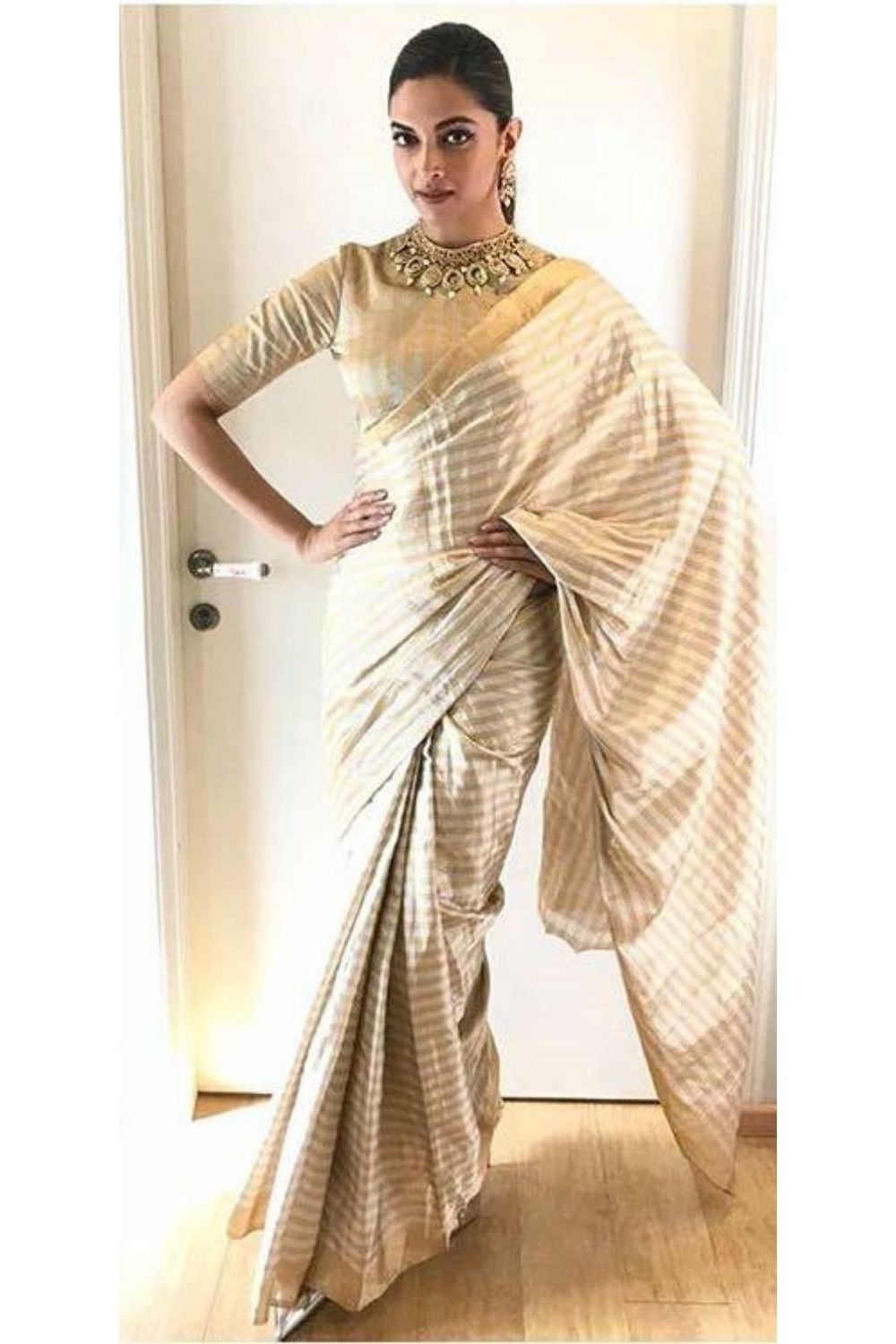 Deepika Chanderi Saree