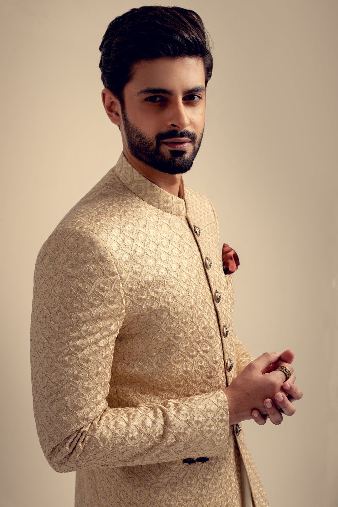Neel Threadwork Sherwani Set