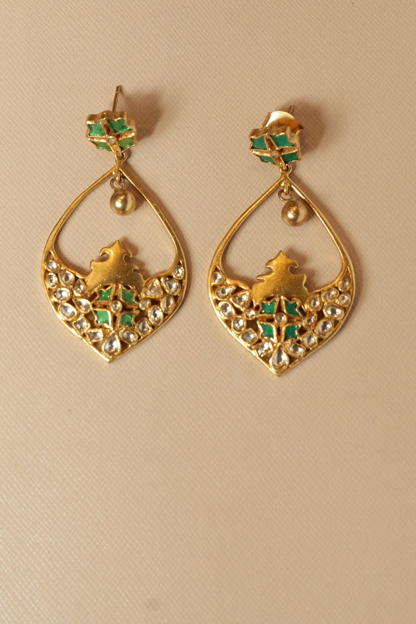 Amrapali Silver Gold Plated Earrings