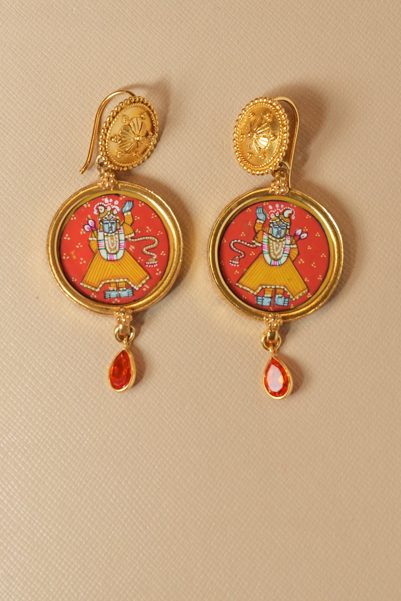 Amrapali Silver Gold Plated Earrings