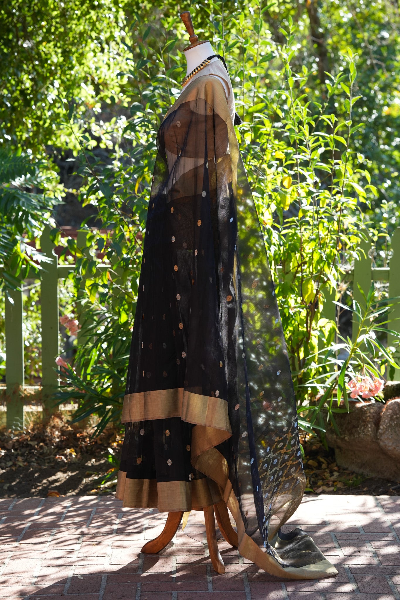 Superhit Black Chanderi saree