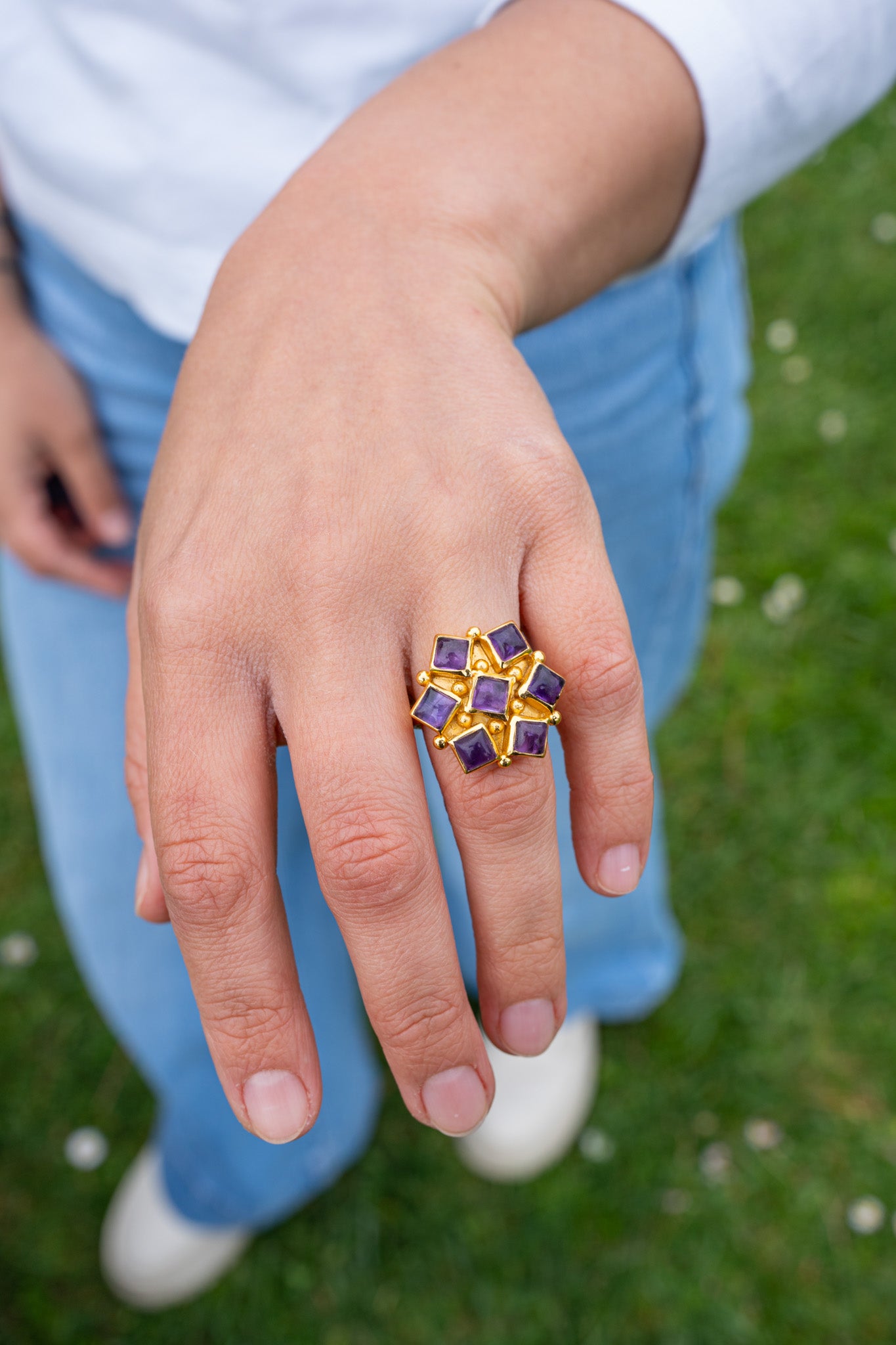 Amrapali Amethyst Ring