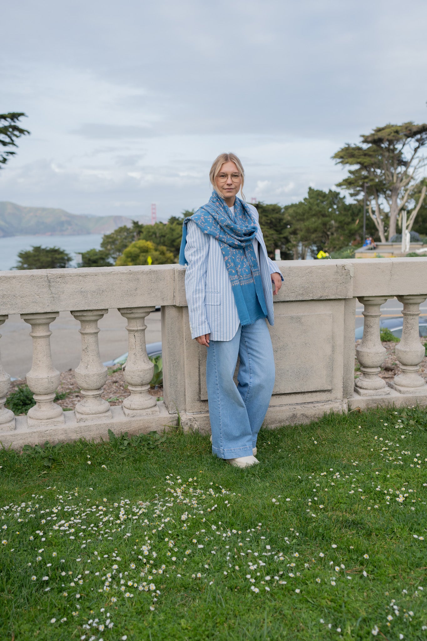 Blue Danube Pashmina Stole
