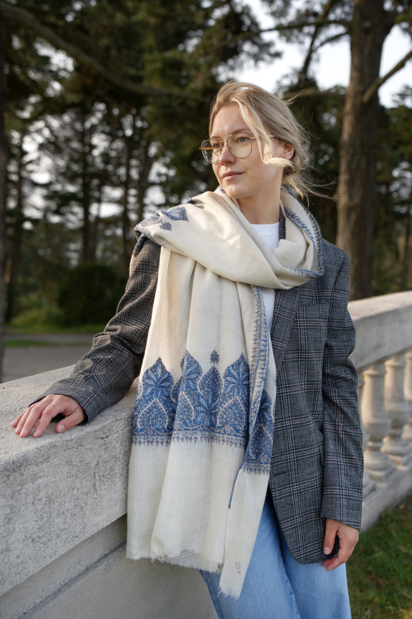 Blue Mosque Pashmina Shawl