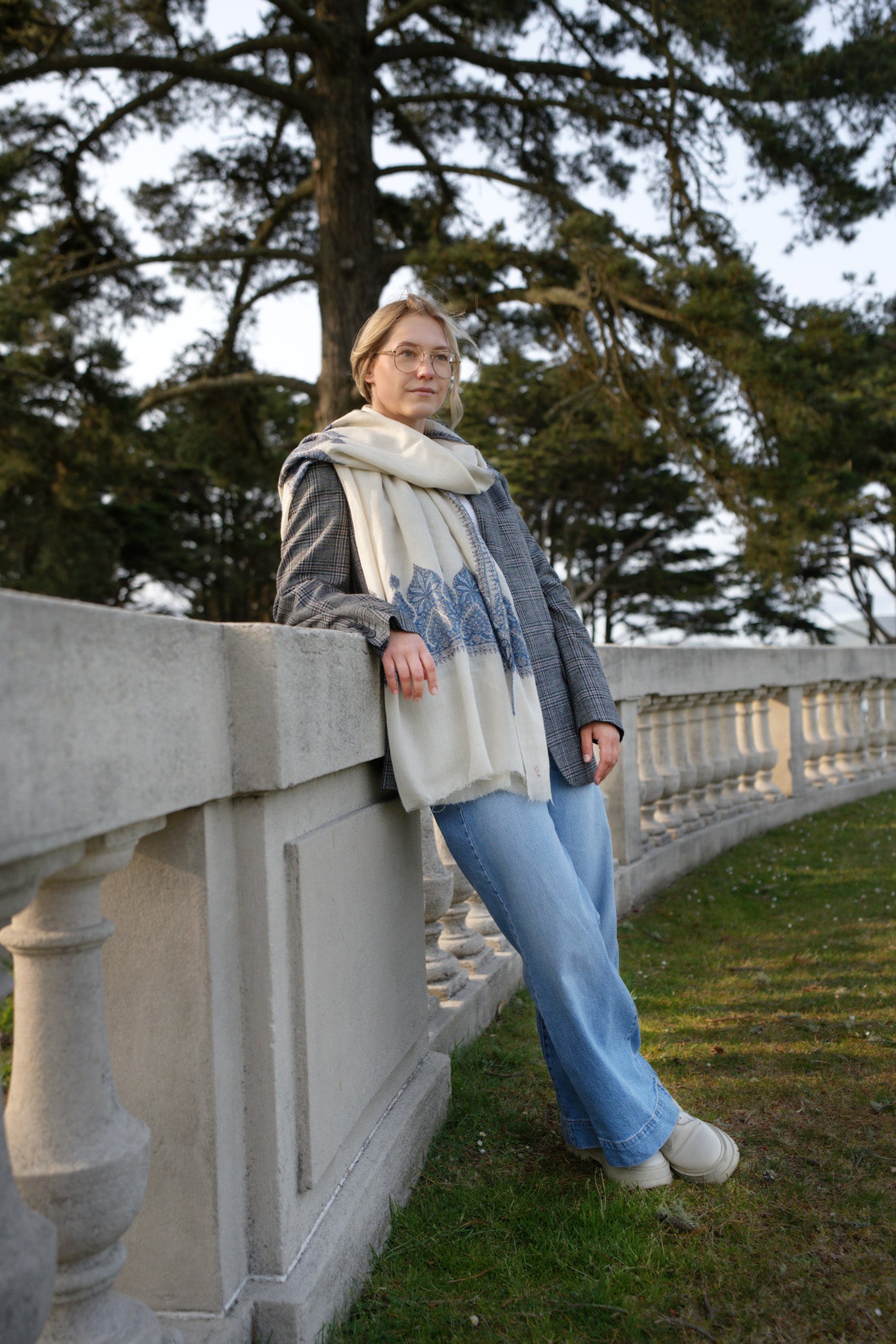 Blue Mosque Pashmina Shawl