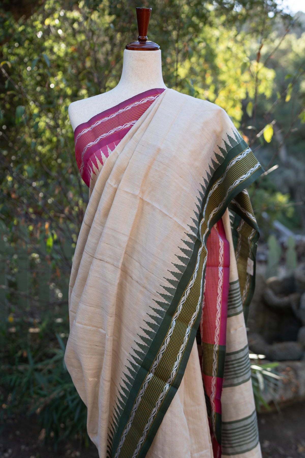 Vidurbha Tussar Saree