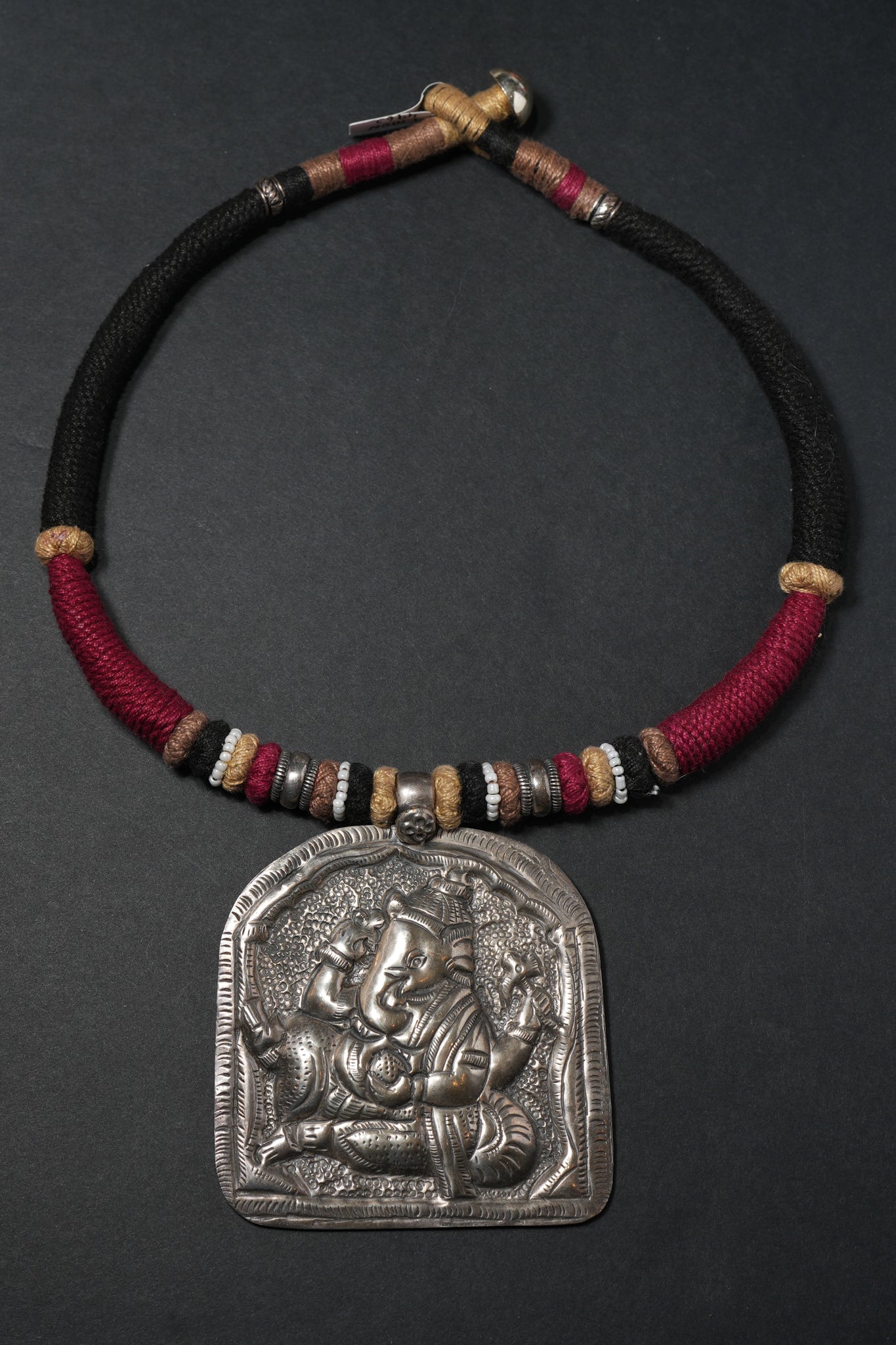 Ganesh Silver Necklace