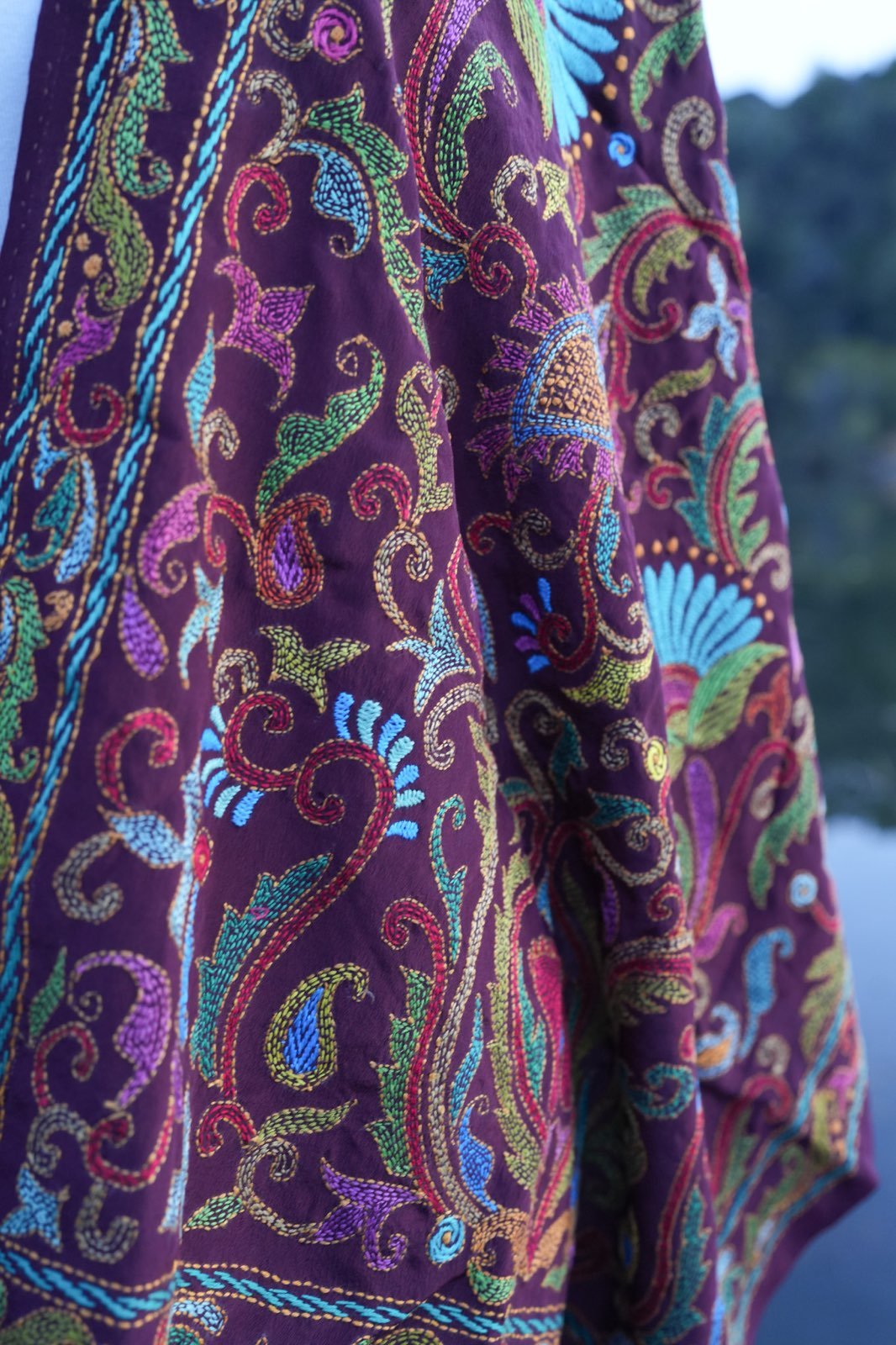 Blue Plumage Scarf