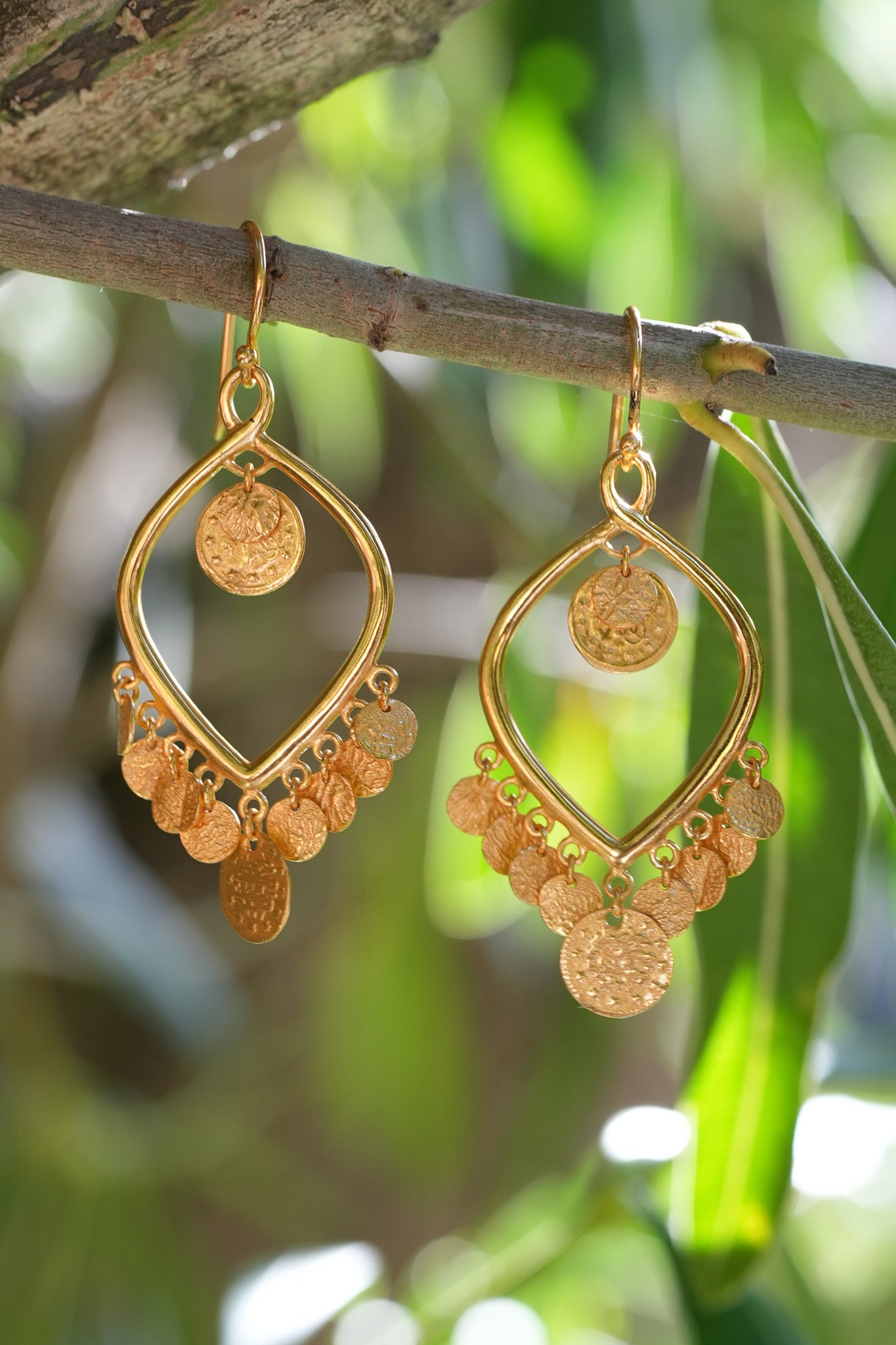 Silver Gold Plated Amrapali Earrings