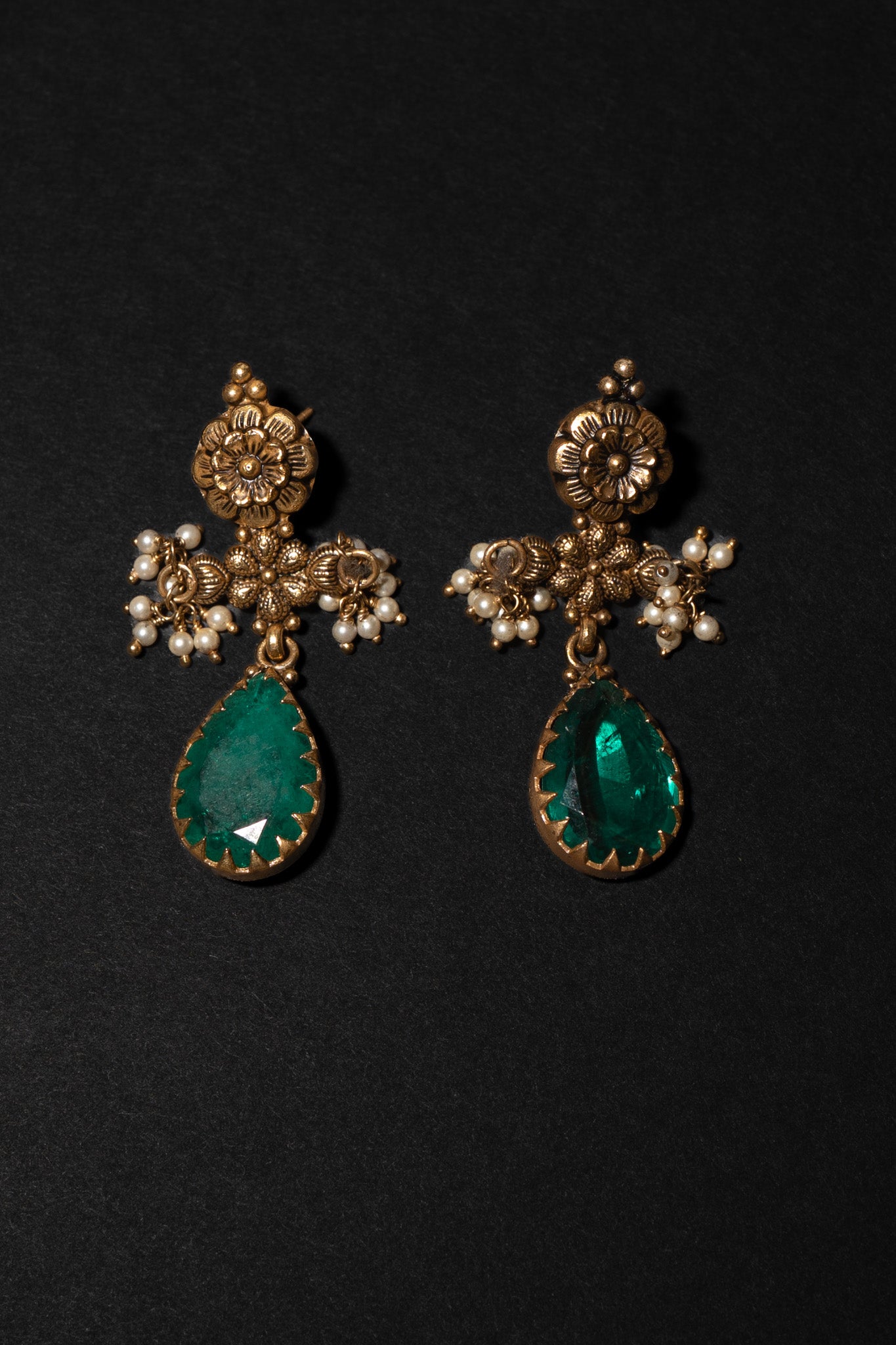 Silver Gold Plated Earrings