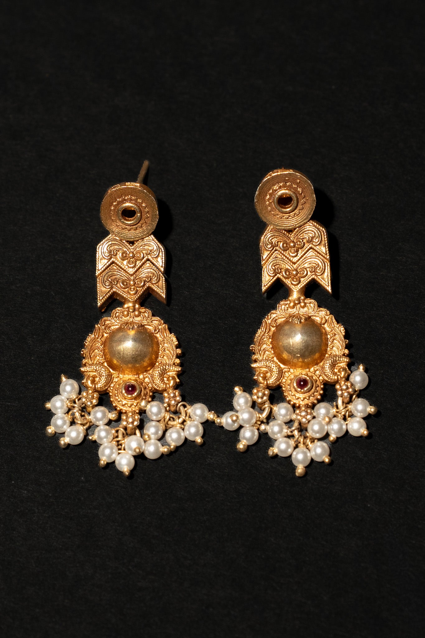 Silver Gold Plated Earrings