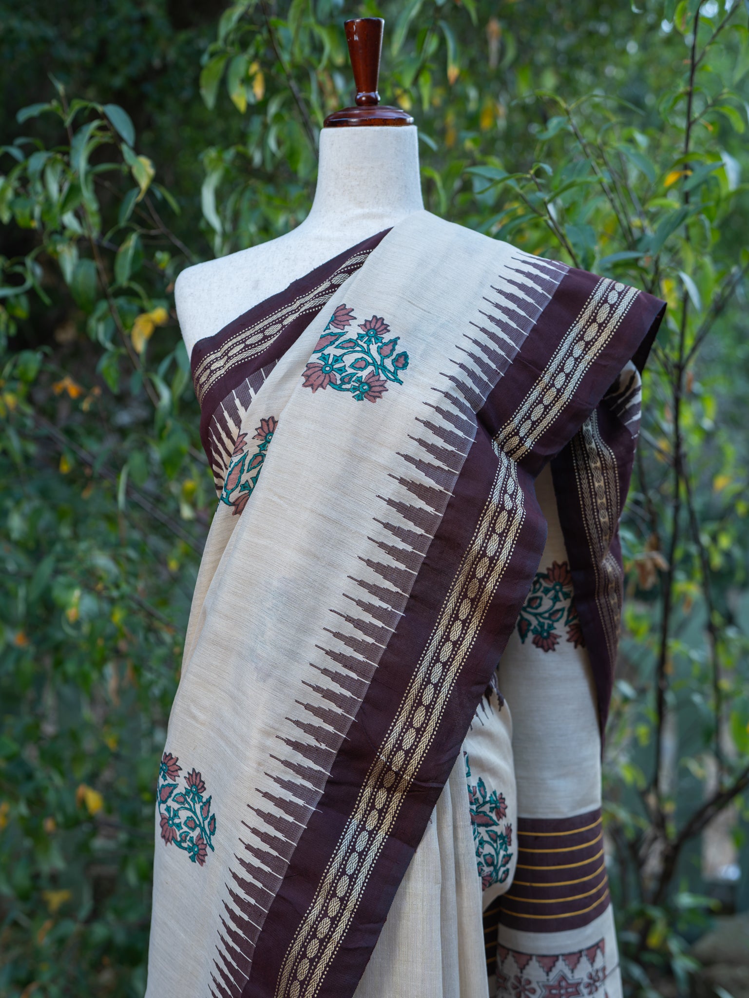 Vidurbha Tussar Saree