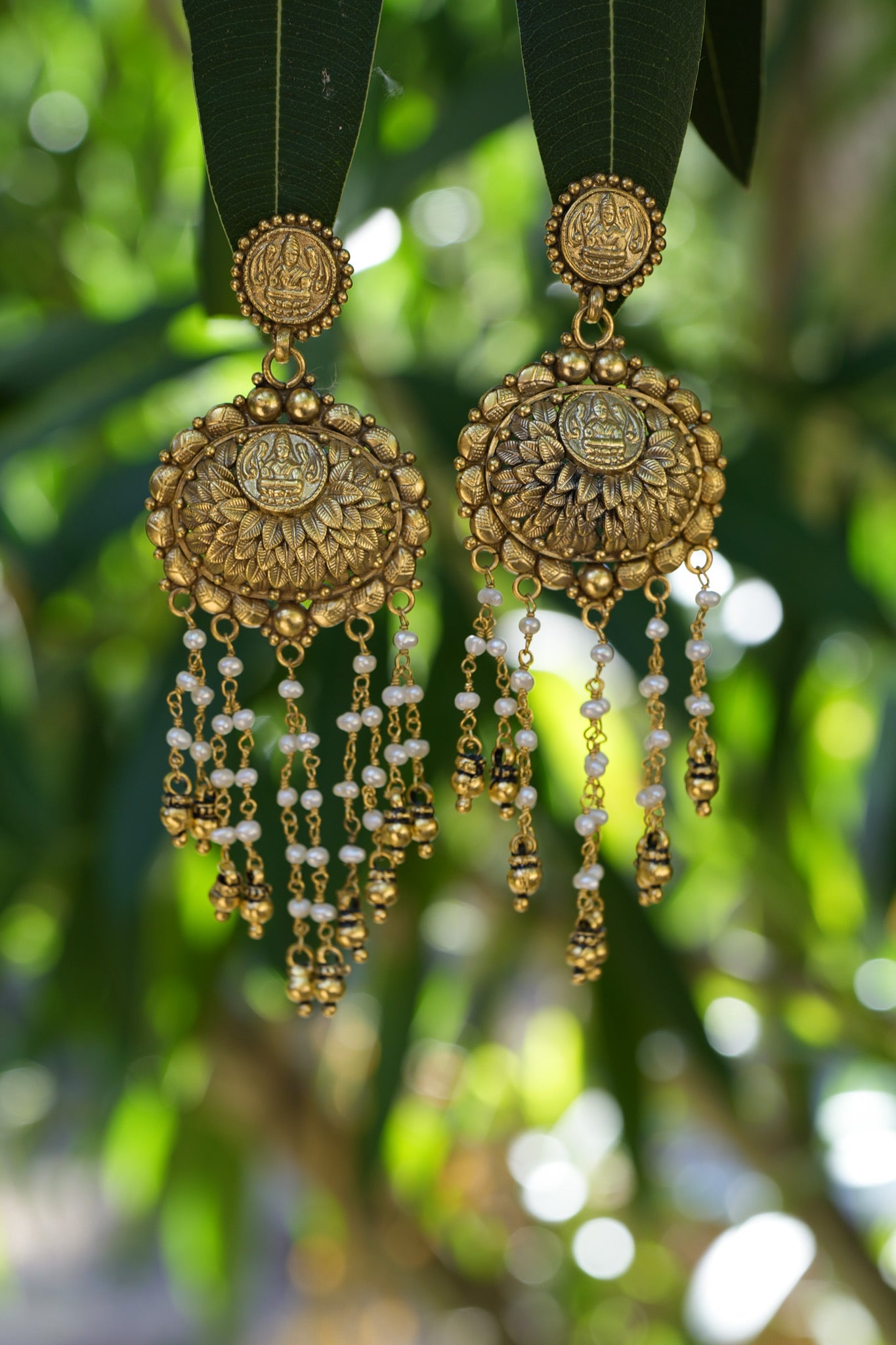Silver Gold Plated Earrings