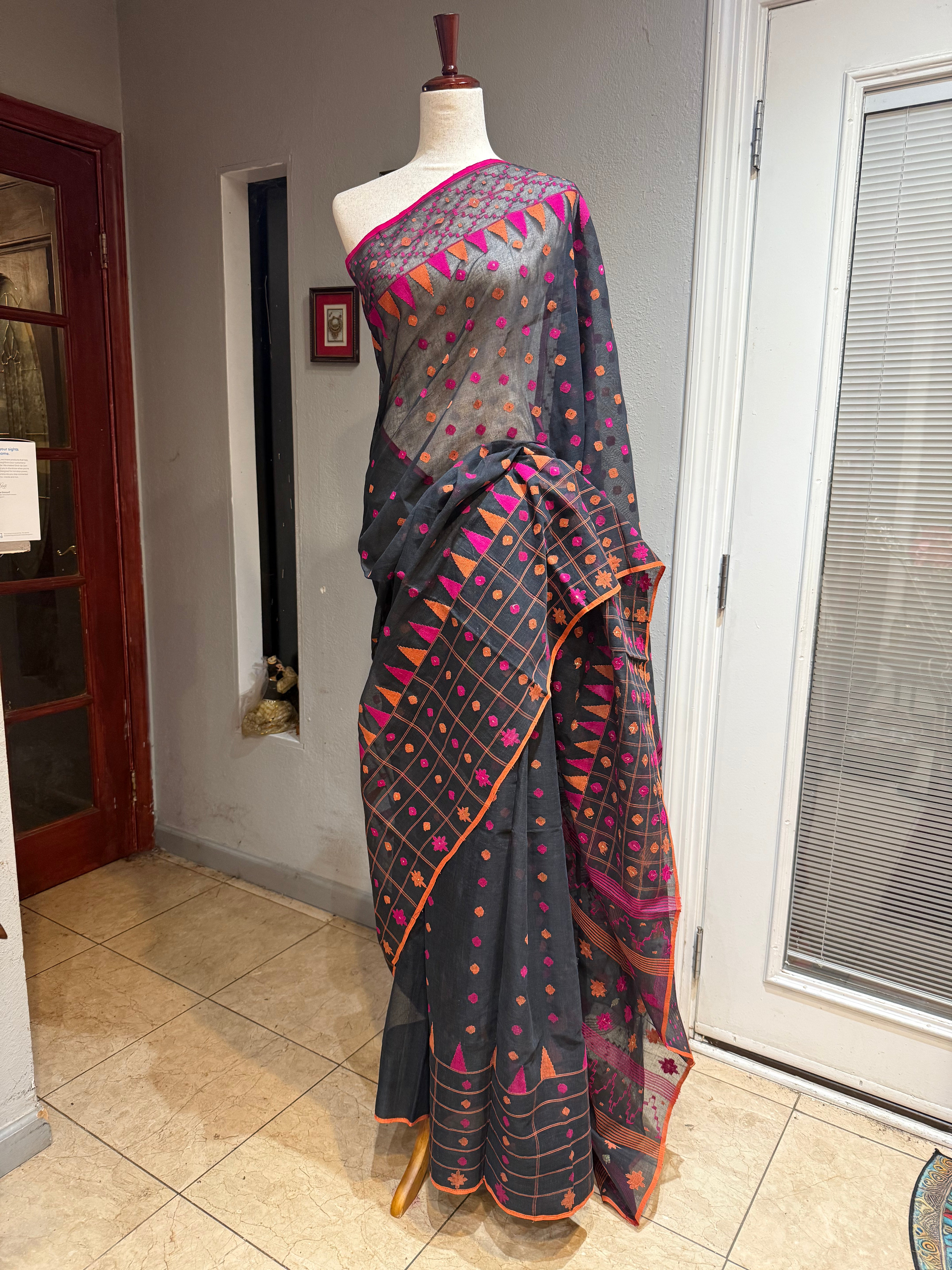 Raater Pori Jamdani Saree