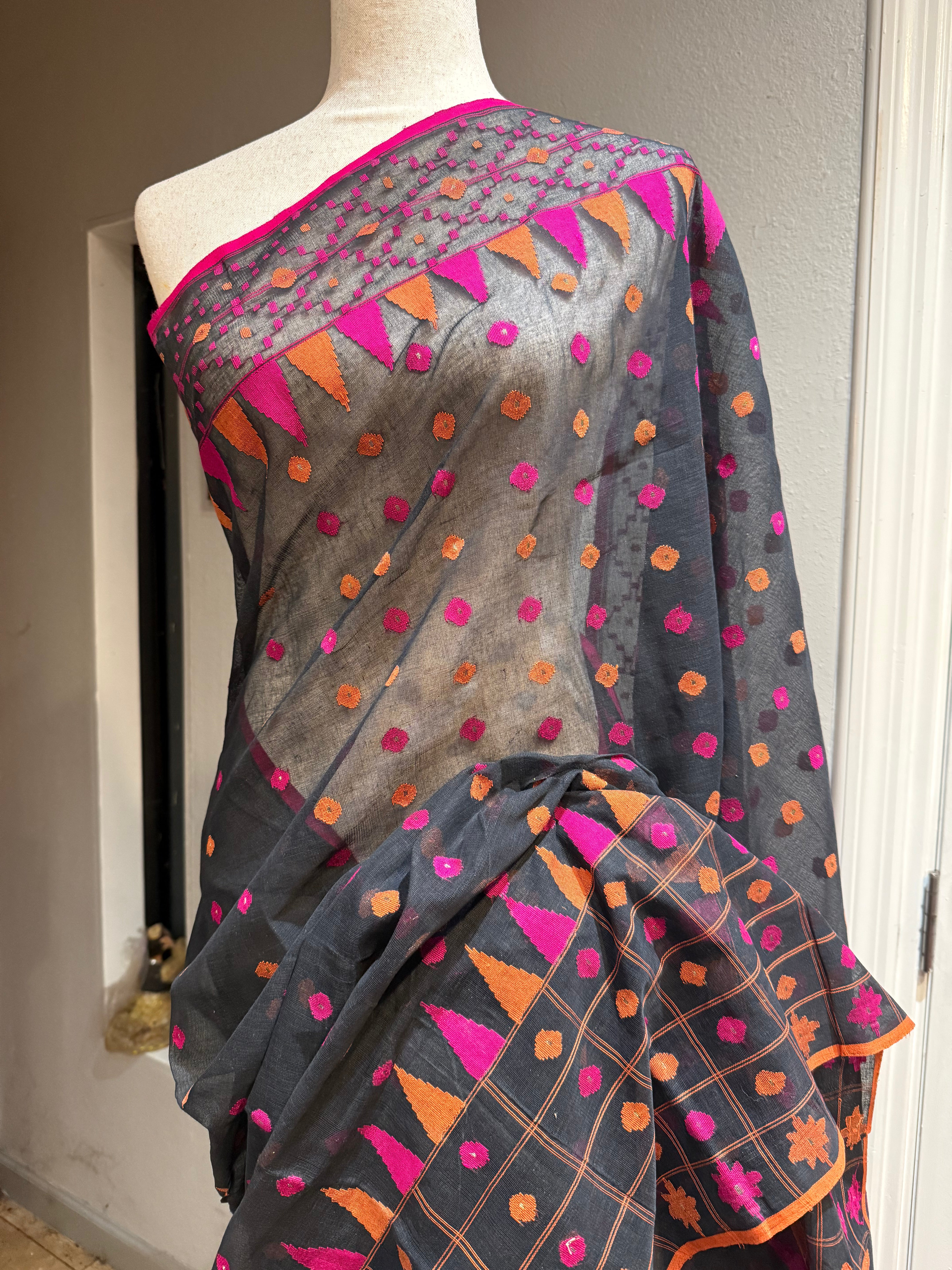 Raater Pori Jamdani Saree