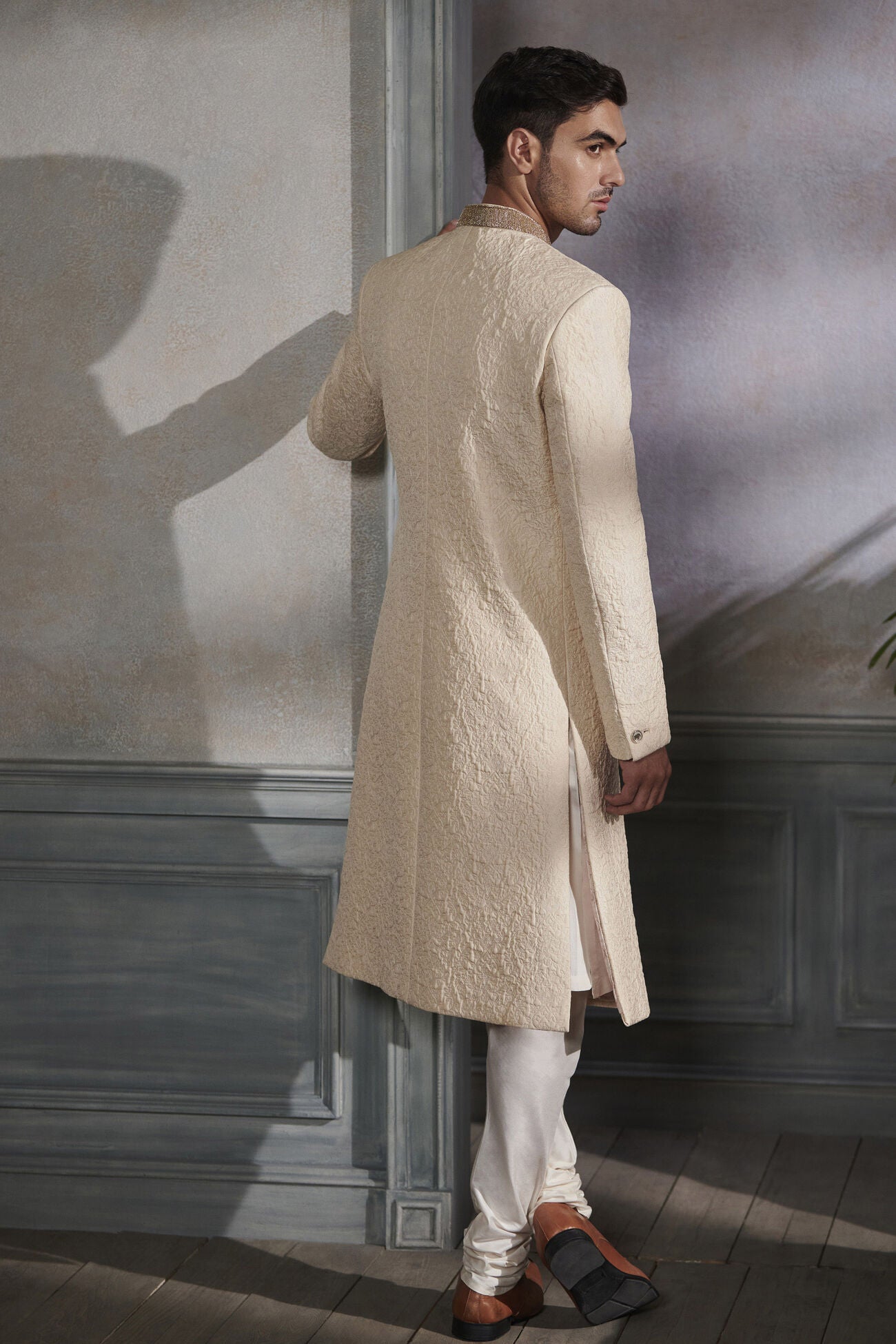 Paksha Sherwani (Ivory)
