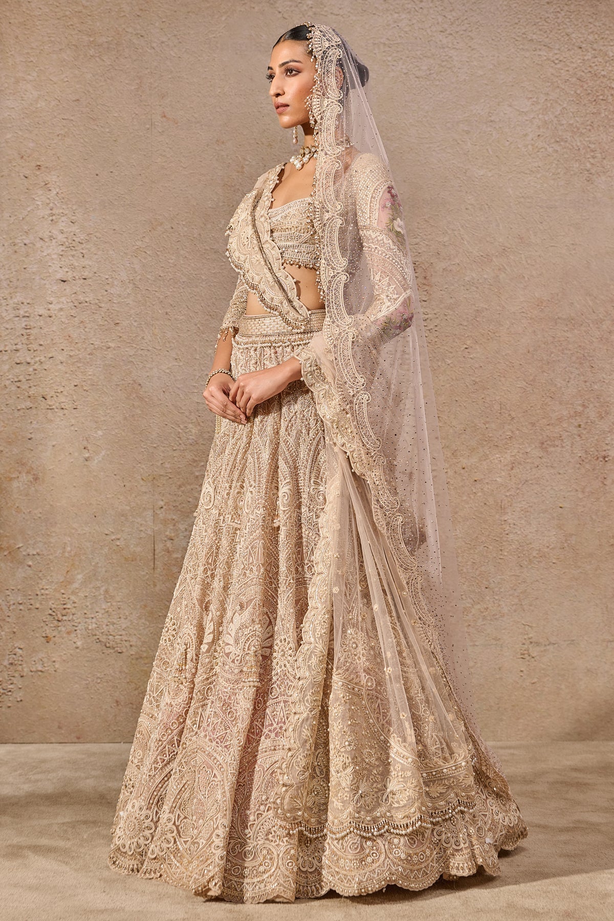 Tarun Tahiliani Resham Embroidered Lehenga
