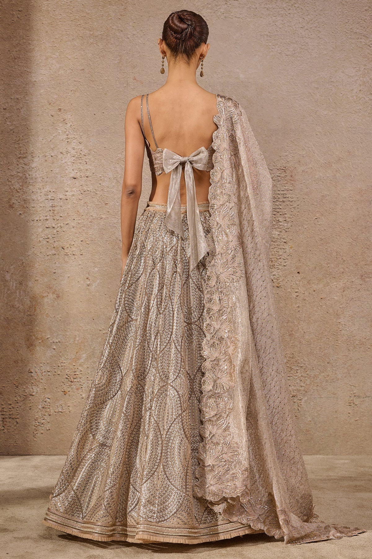 Tarun Tahiliani Sequin Embroidered Lehenga