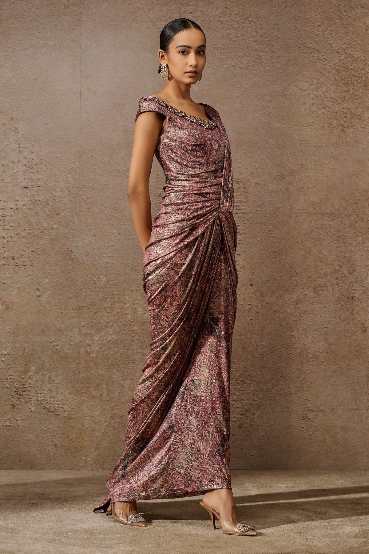 Tarun Tahiliani Printed Concept Saree