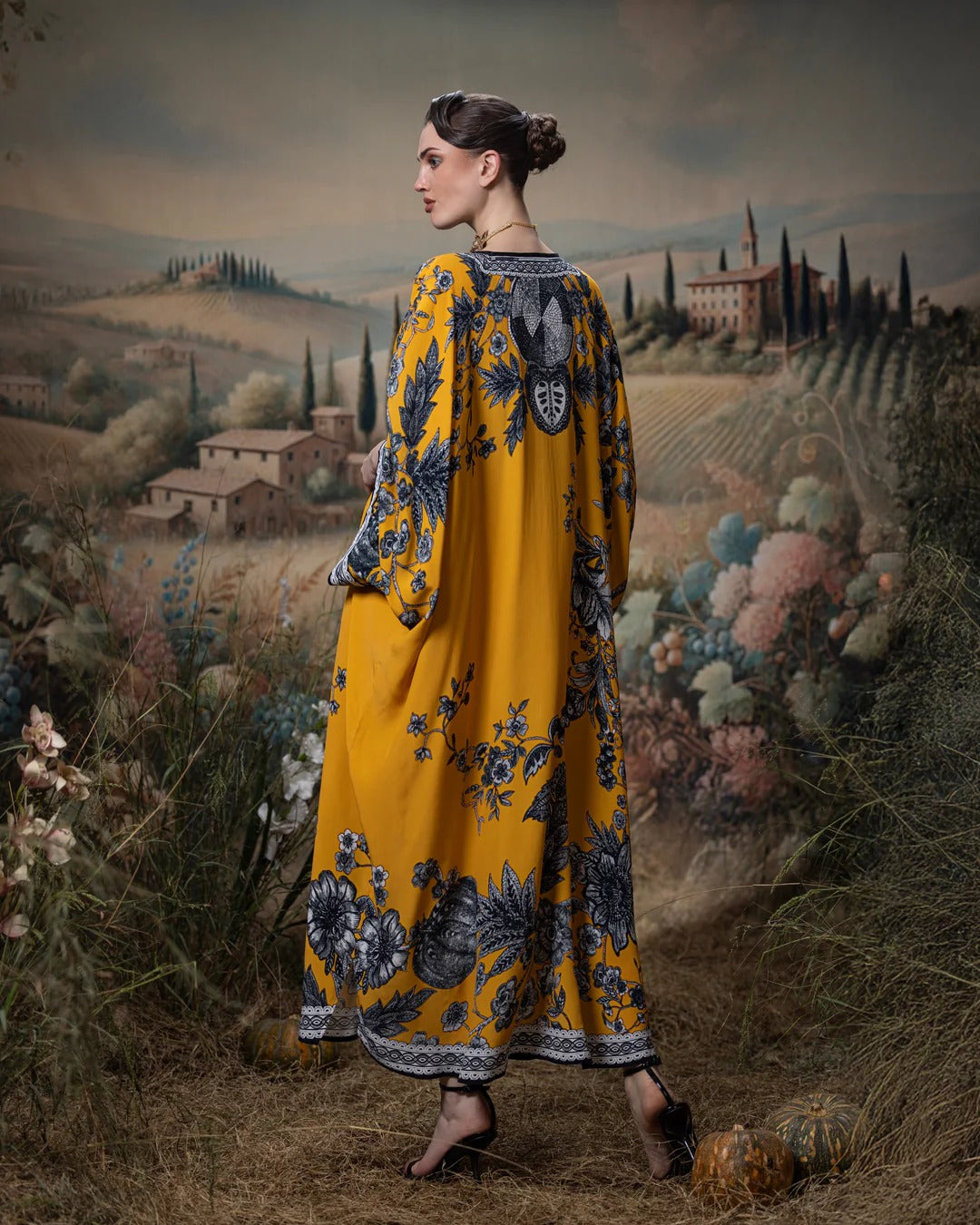 Florence Cecil Yellow Black Set