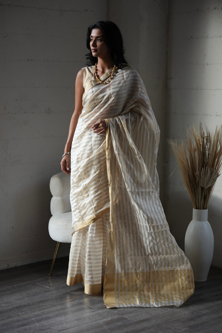 Deepika Chanderi saree