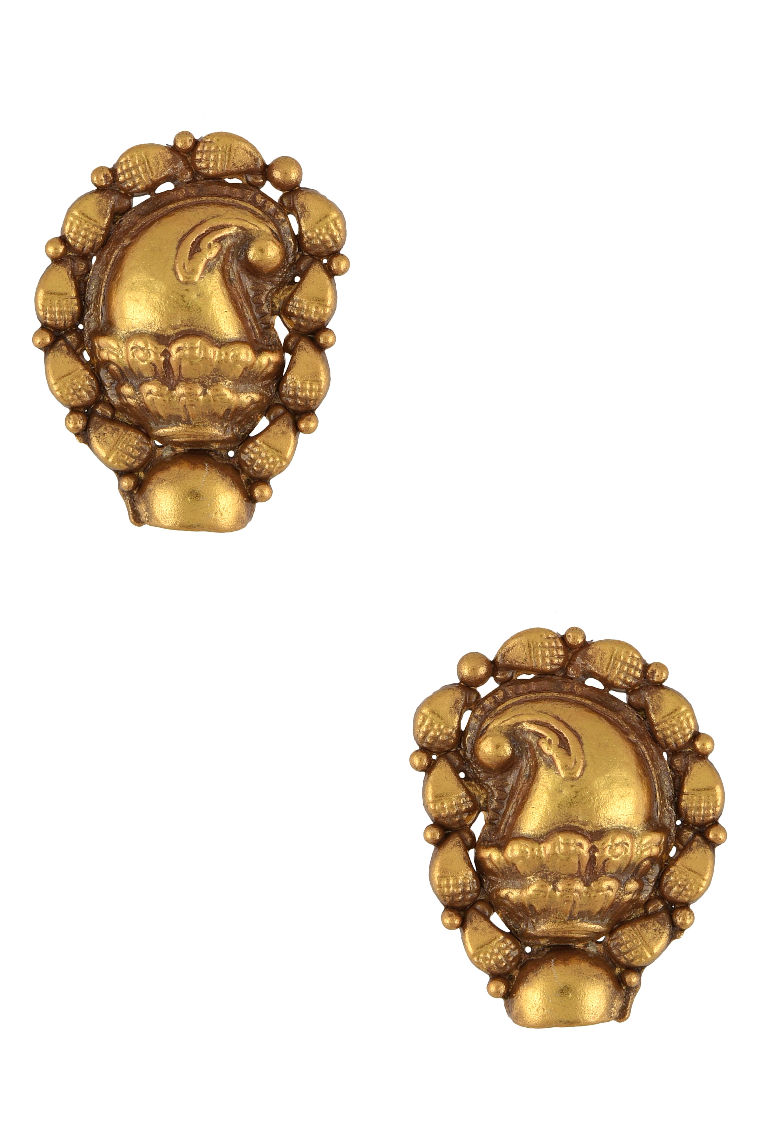 Silver Gold Plated Mango Necklace Set