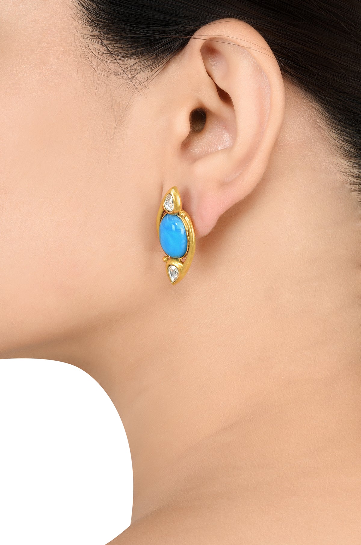 Firoza Ear Studs