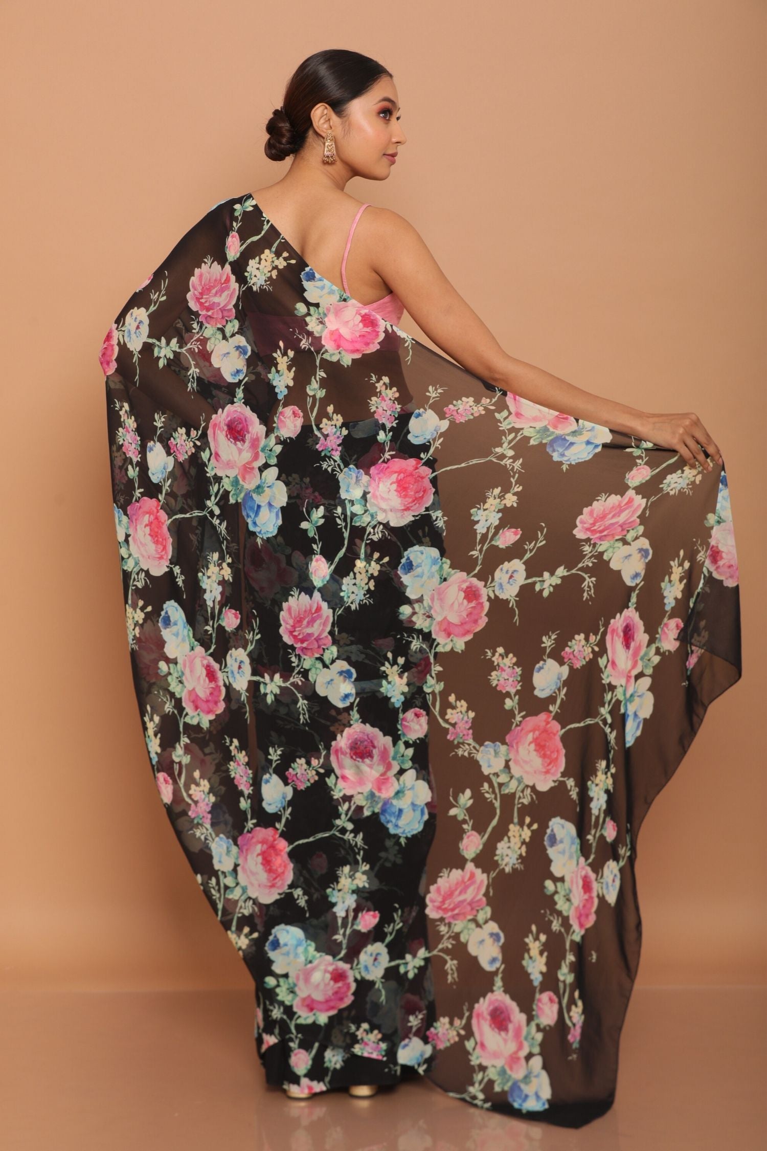 Printed Georgette Saree