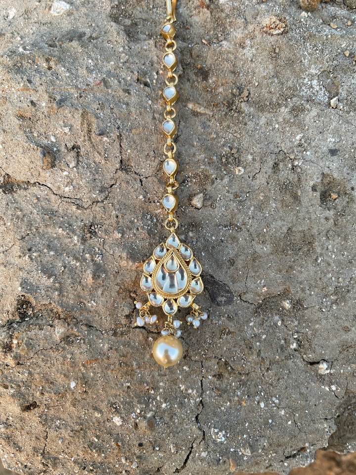 Silver Gold Plated Maangtika