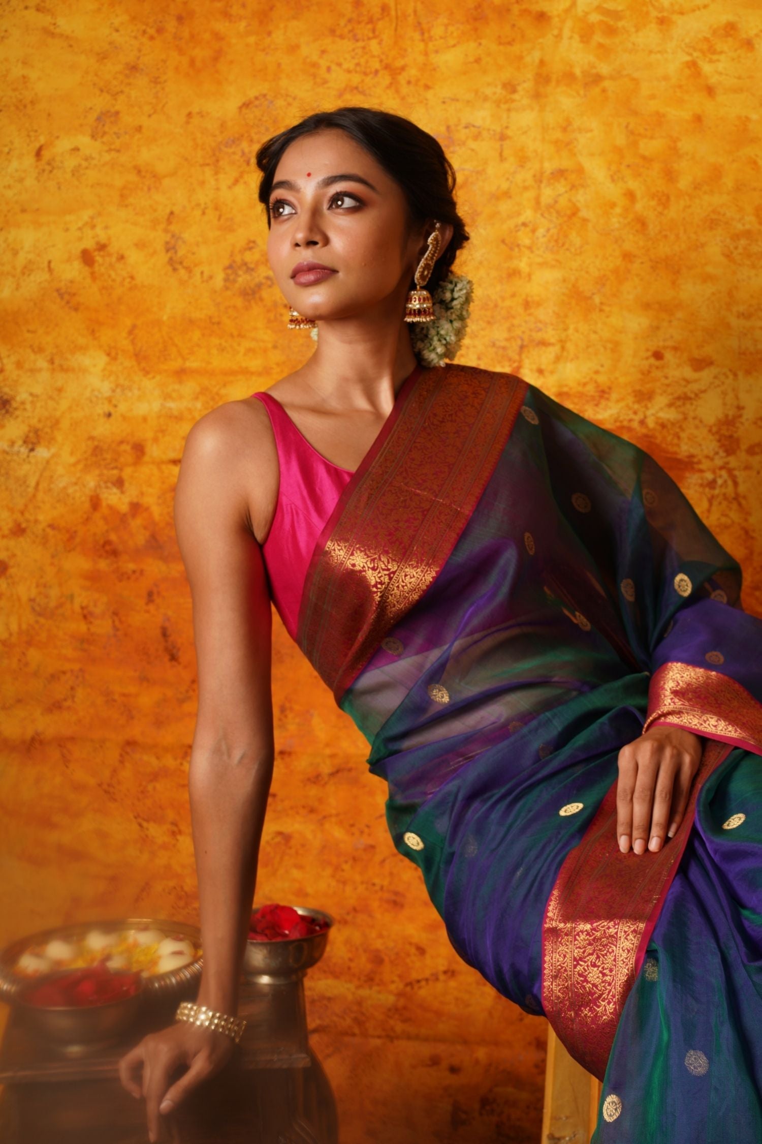The Indira Chanderi saree