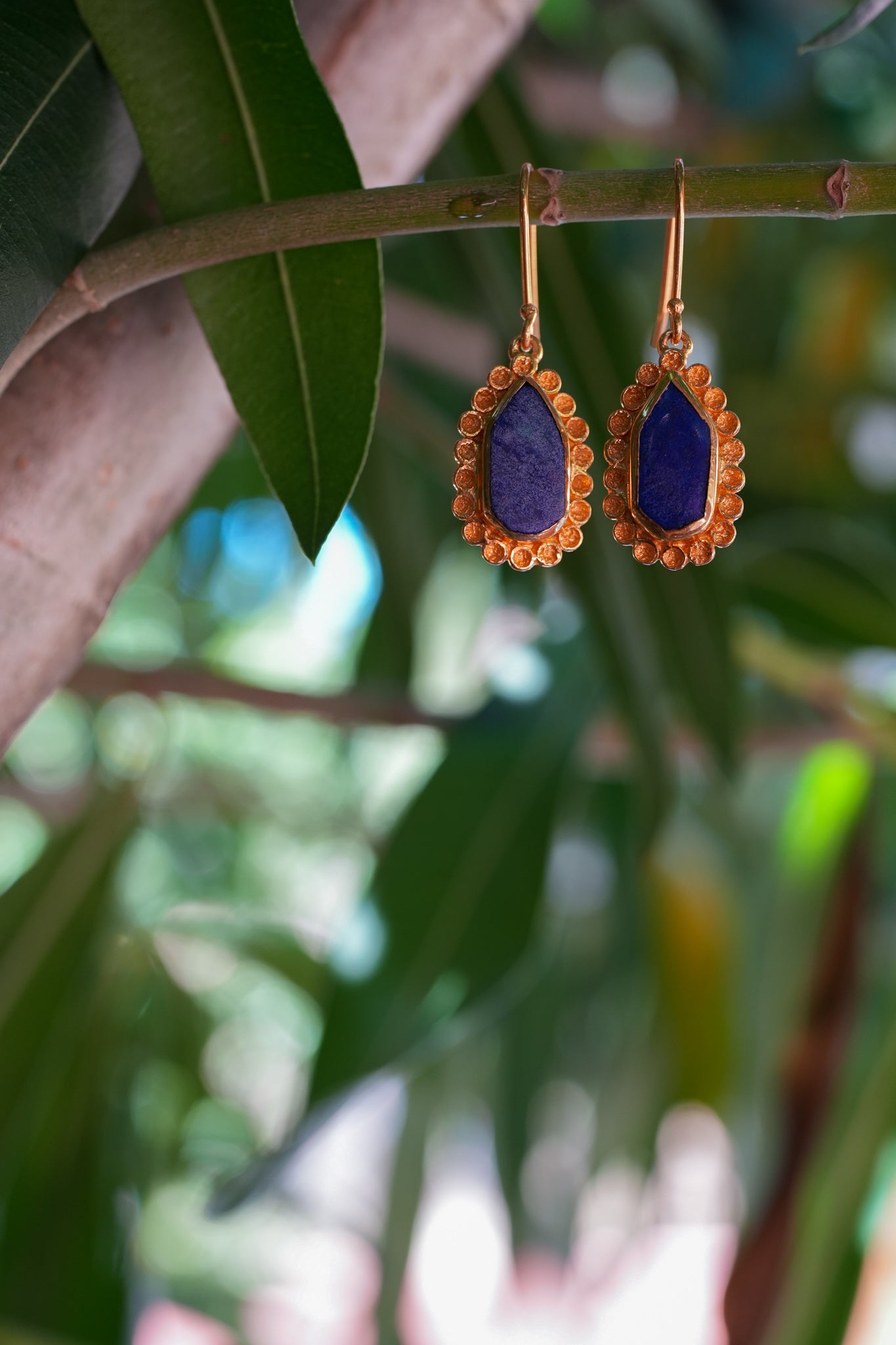 SIlver Gold Plated Amrapali earrings