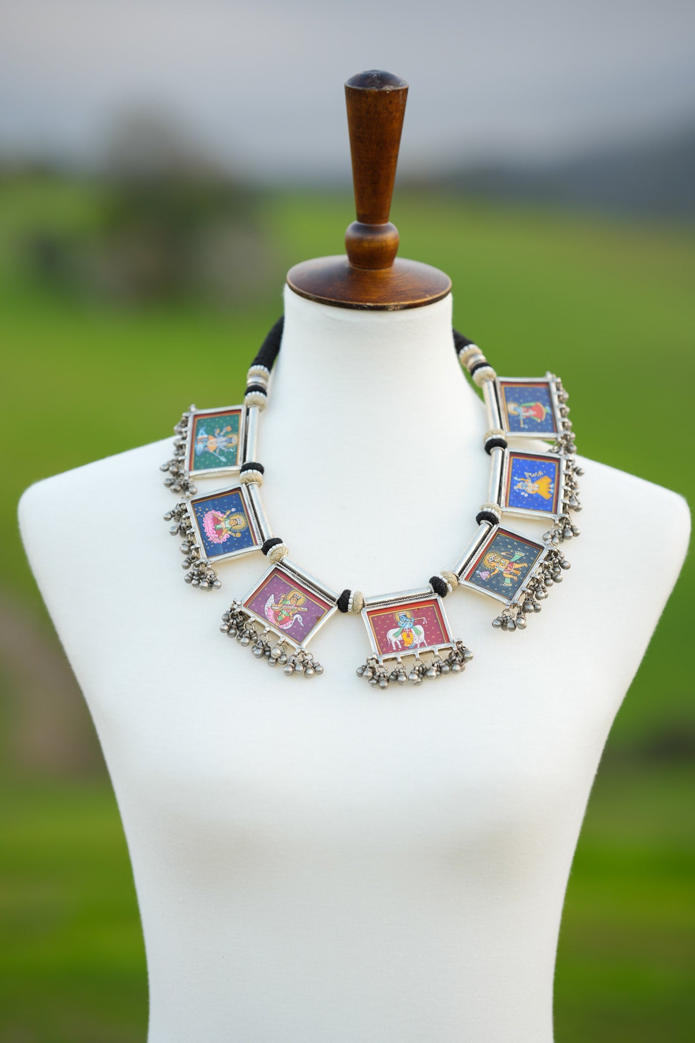 Silver Gold Plated Amrapali Necklace