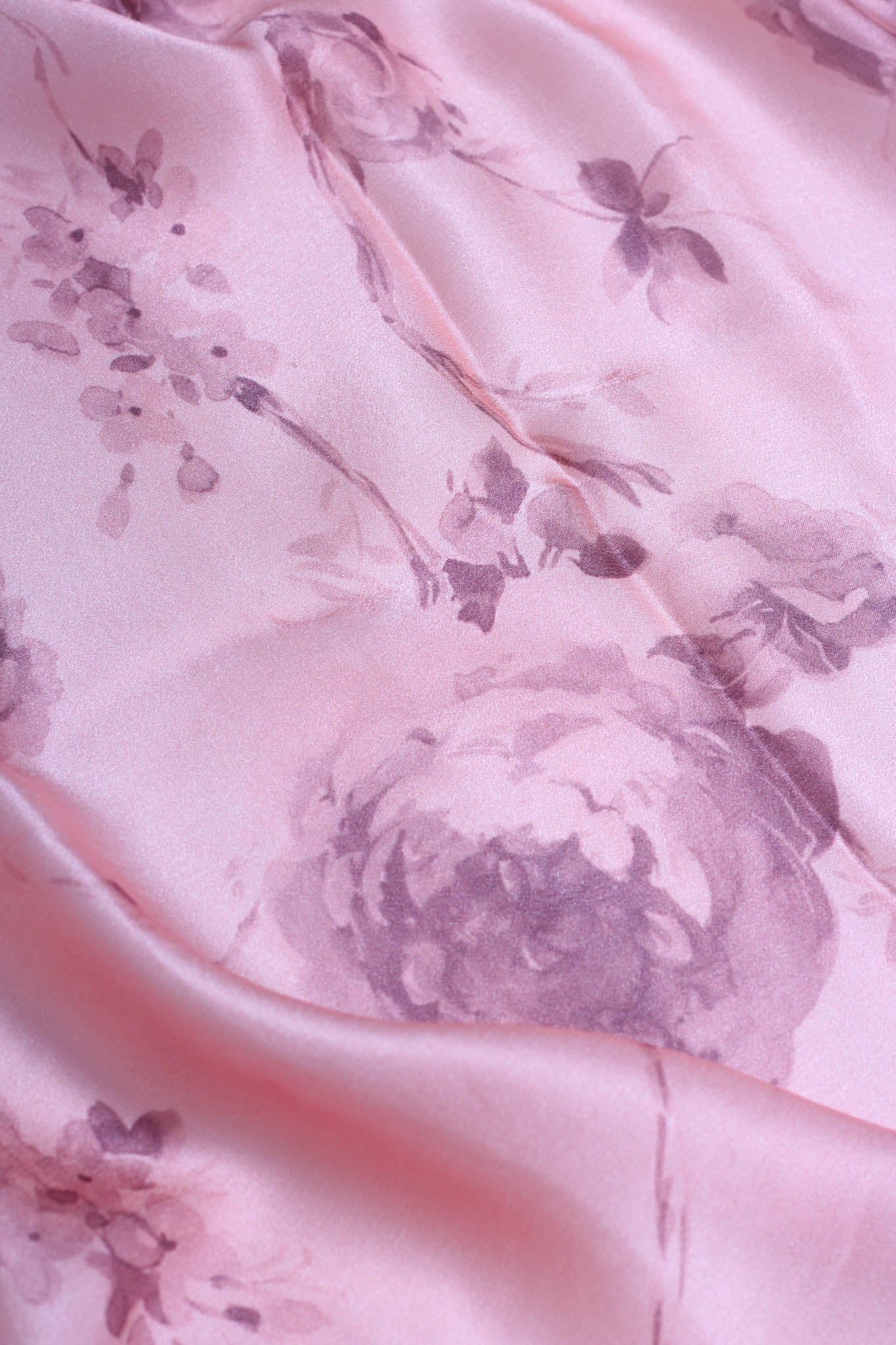Printed Satin Saree