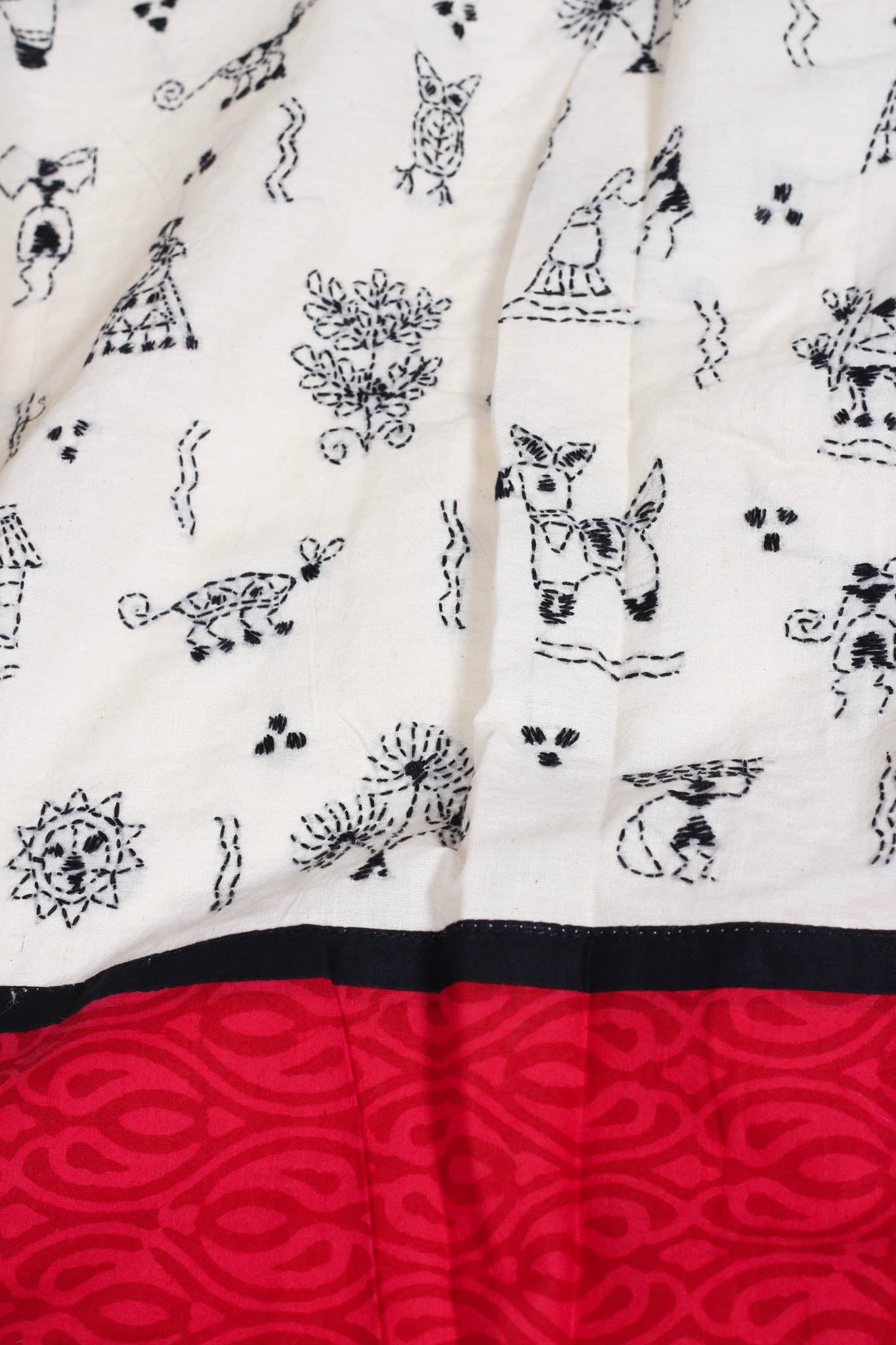 Poker Kantha Saree