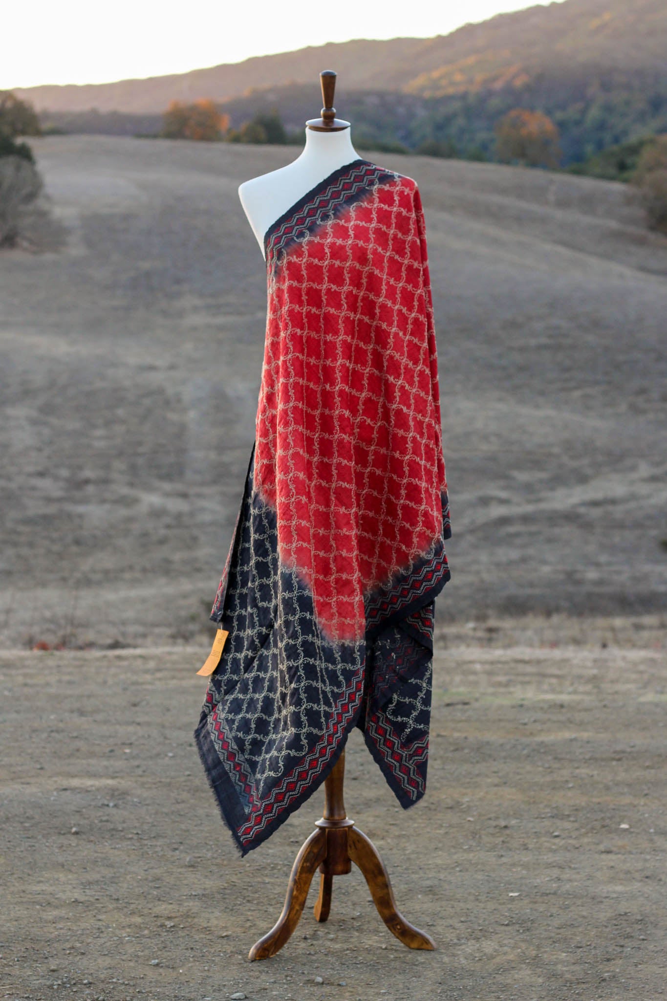 Neline Kantha Embroidered Dupatta