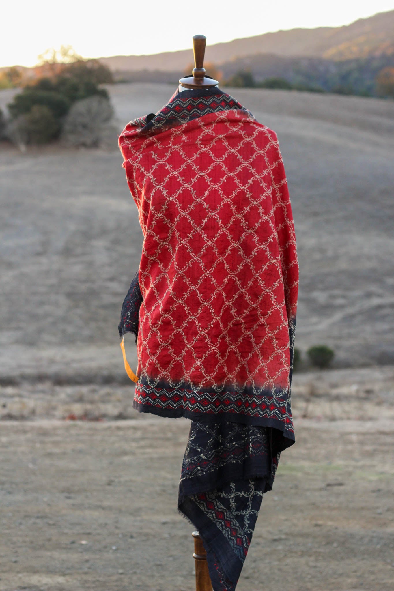 Neline Kantha Embroidered Dupatta