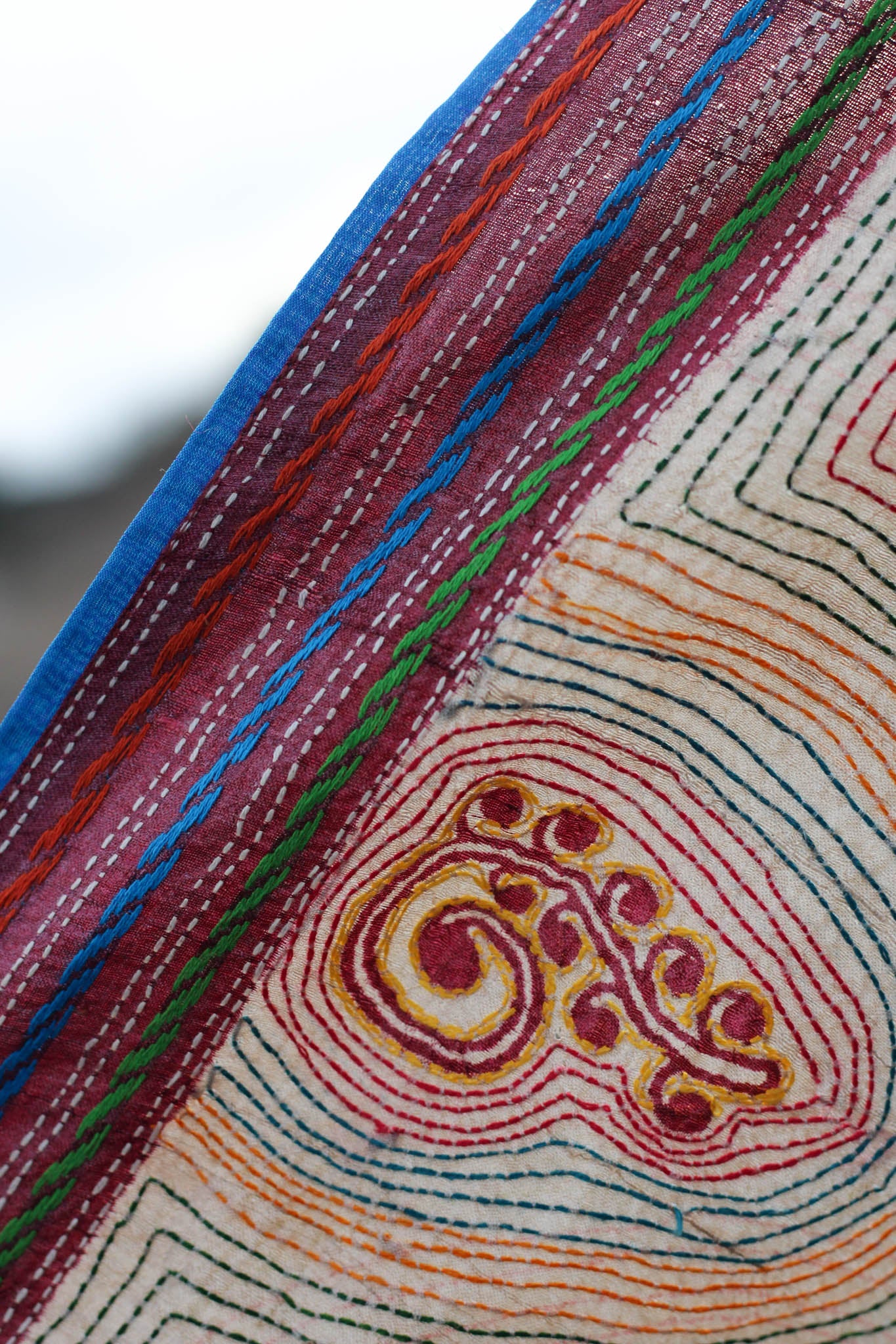Soka Kantha Scarf