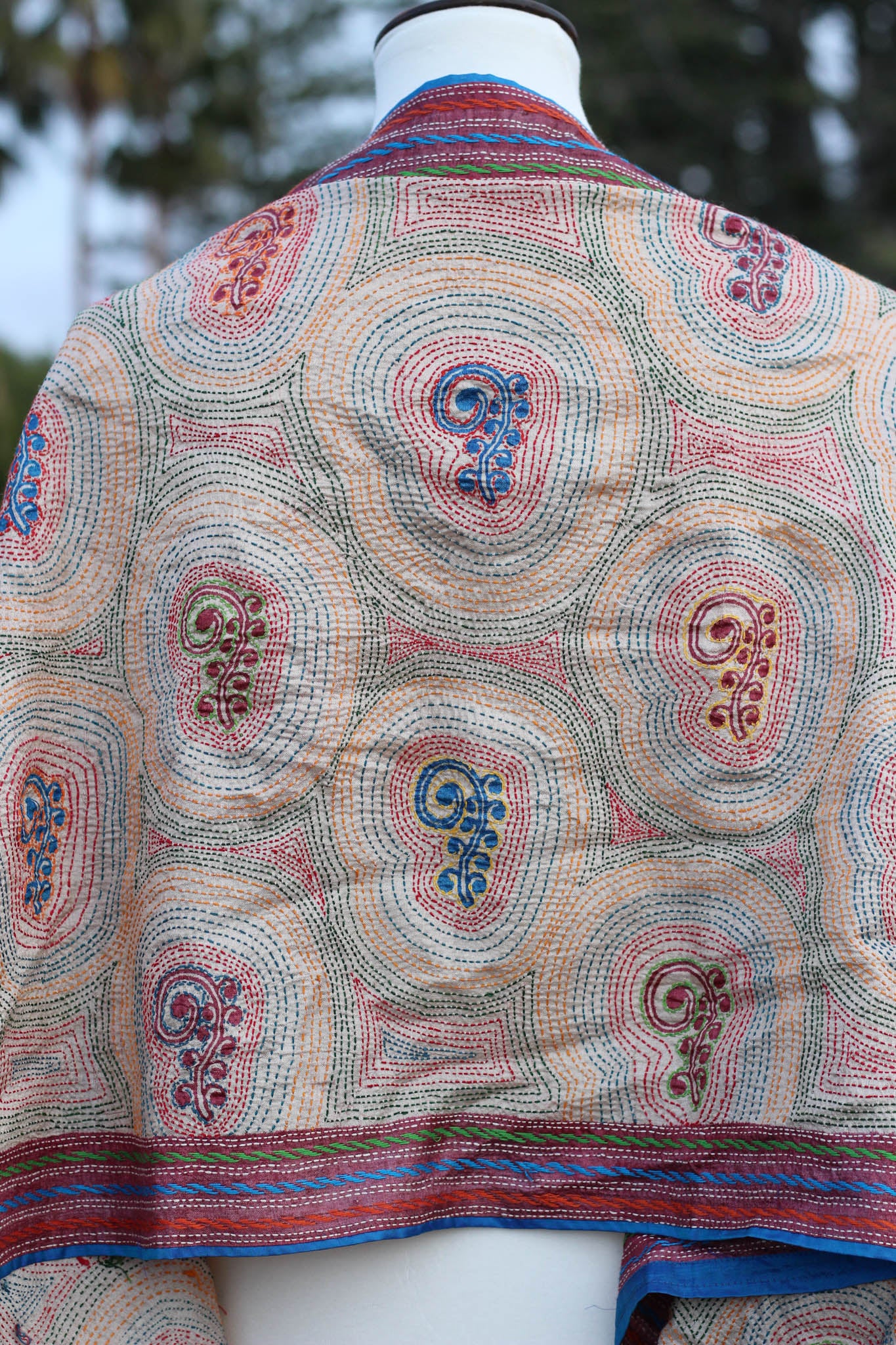 Soka Kantha Scarf
