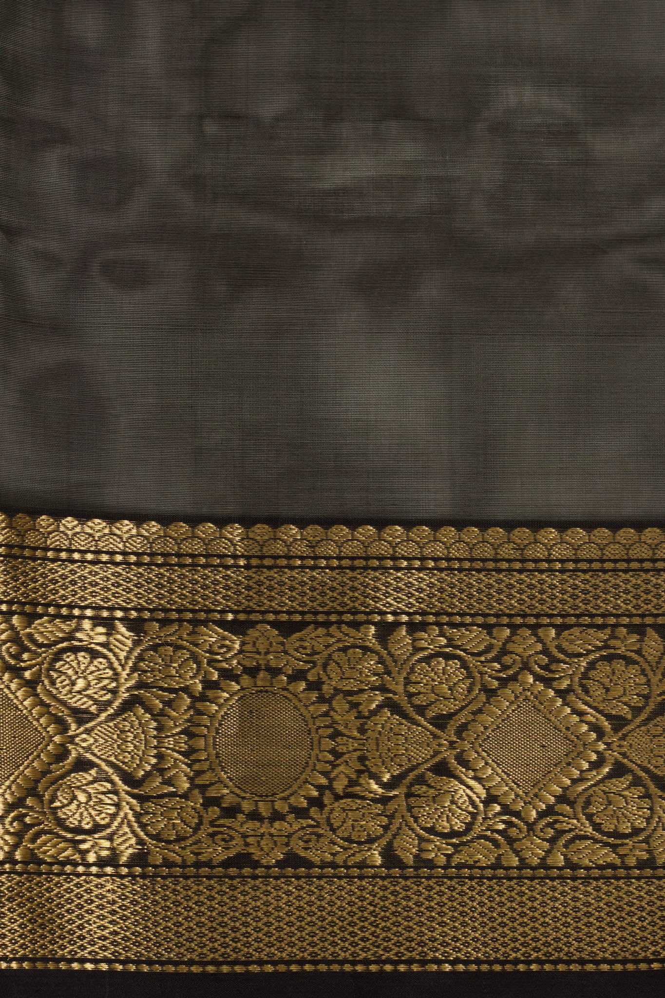 Tuscan Olive Chanderi Saree
