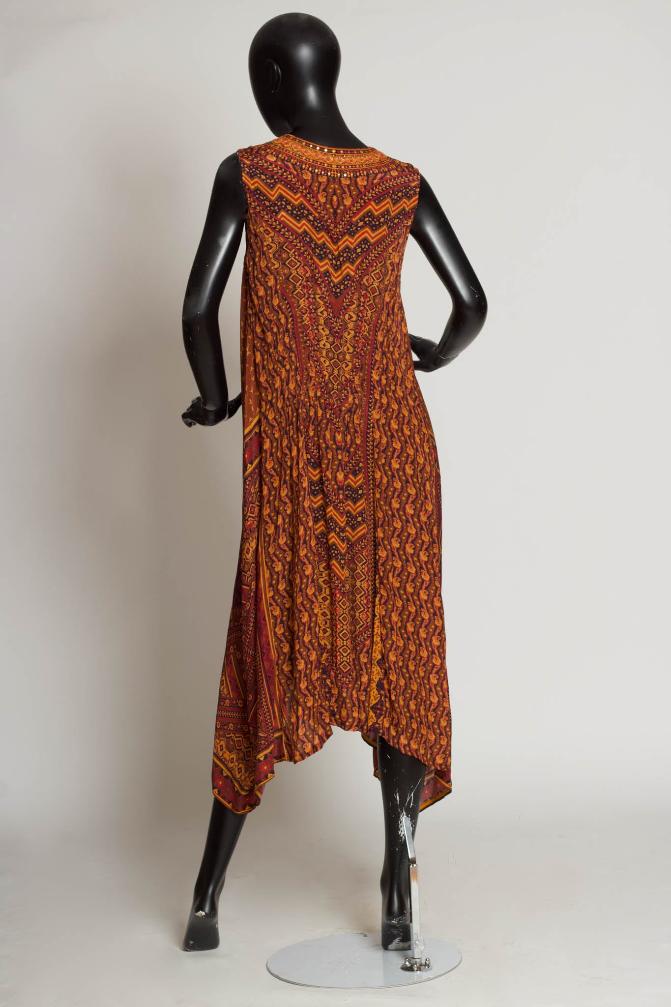 Multicolor Printed Kurta Dress