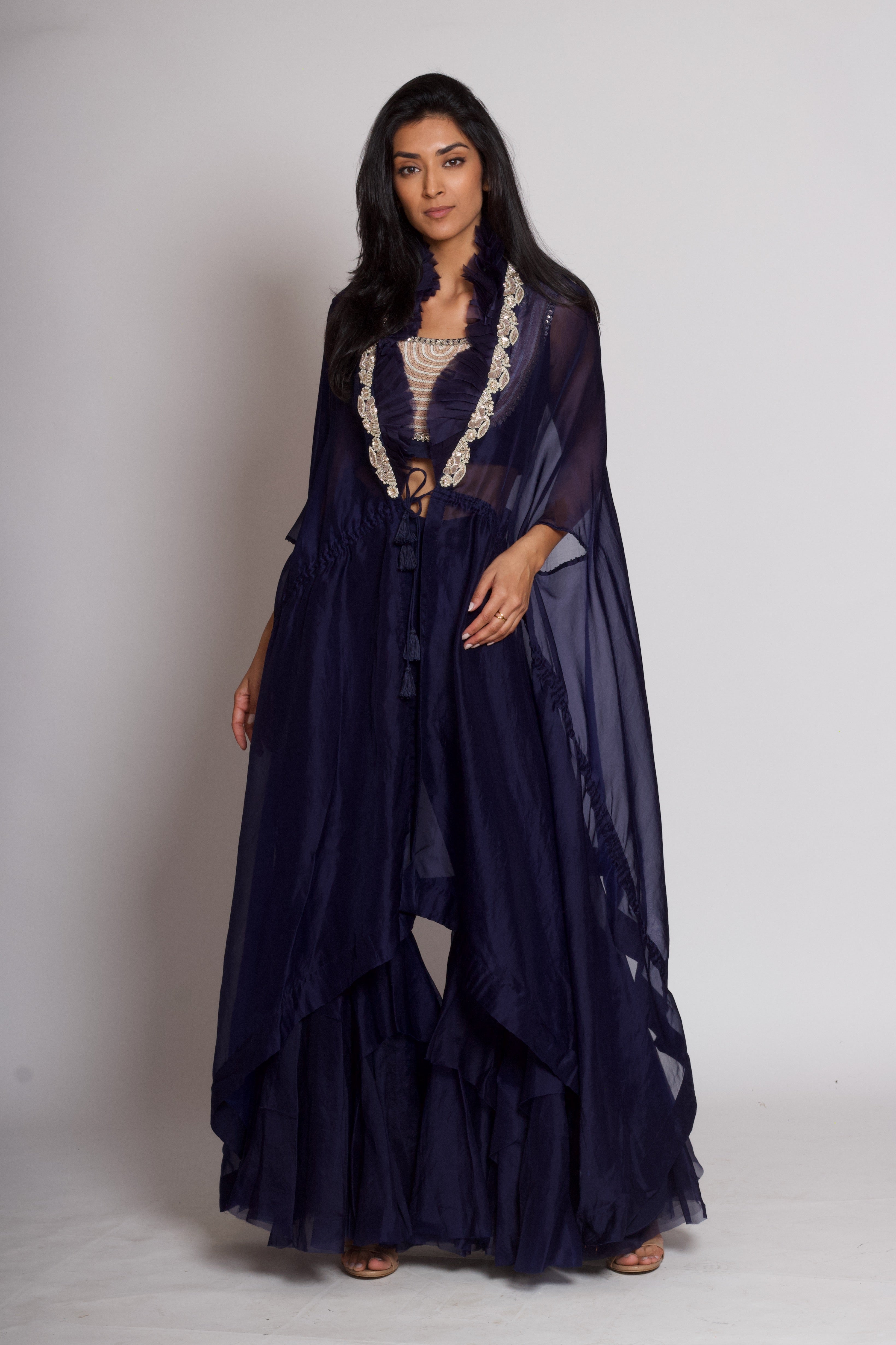 Anamika Khanna Crop Top Skirt Set