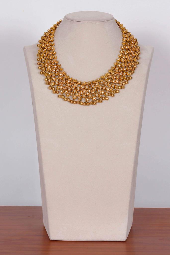 Silver Gold Plated Amrapali Necklace