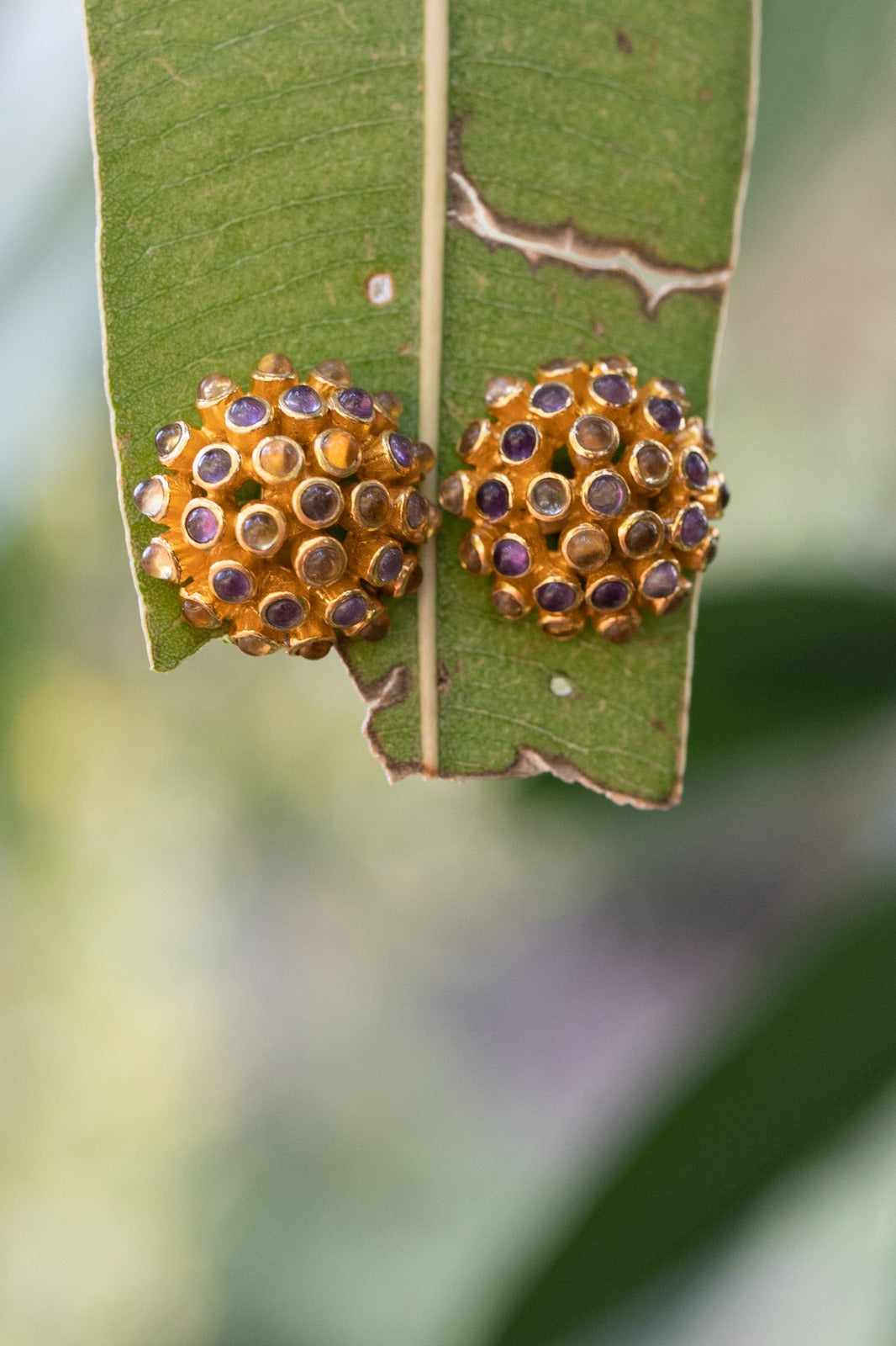 Silver Gold Plated Amrapali Earrings