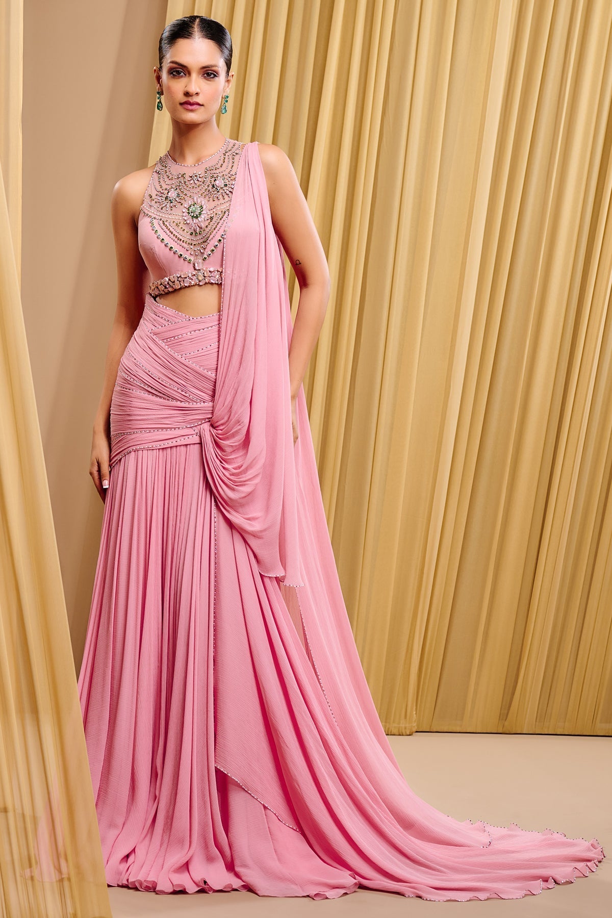 Tarun Tahiliani Sculpted Concept Saree